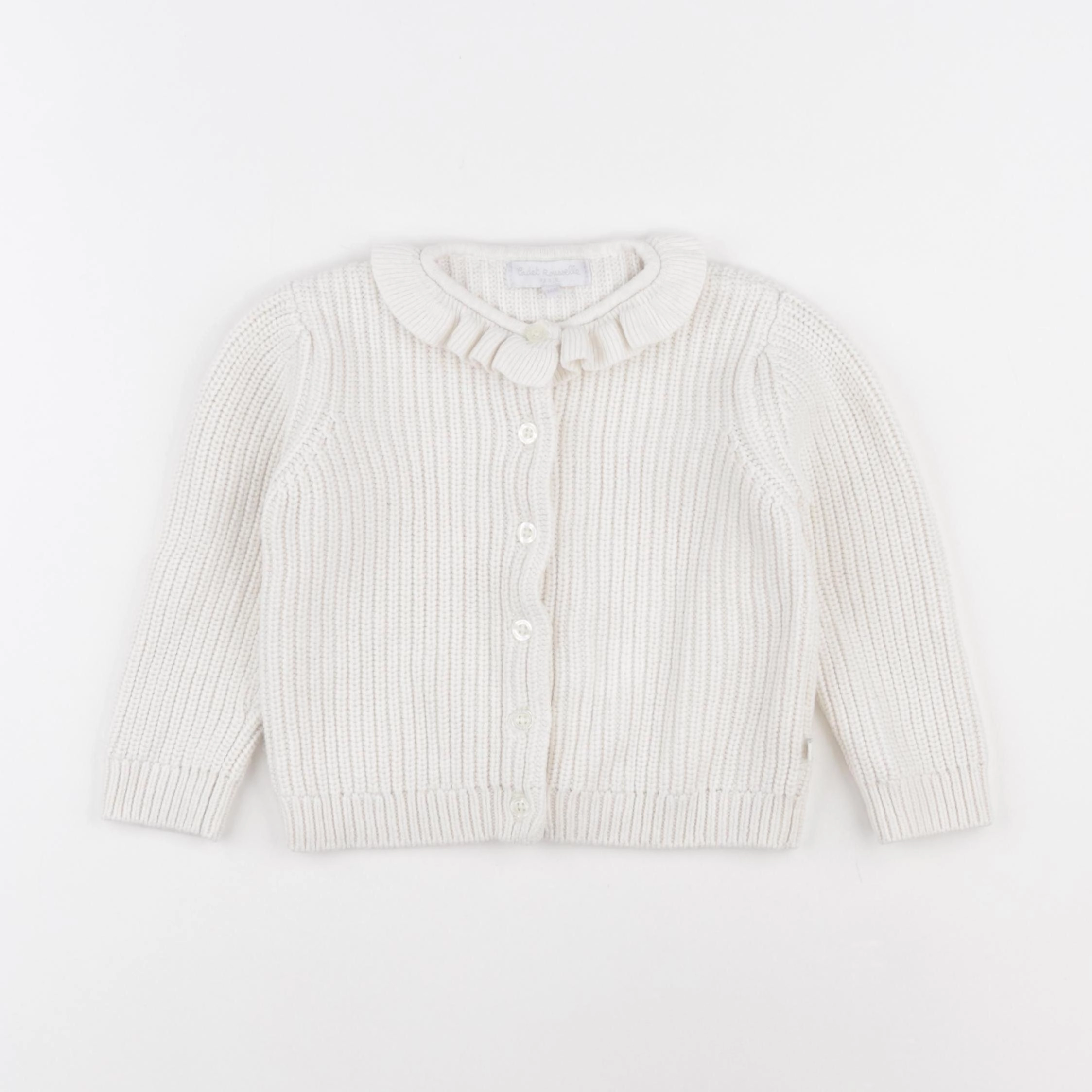 Cadet Rousselle - gilet blanc - 24 mois