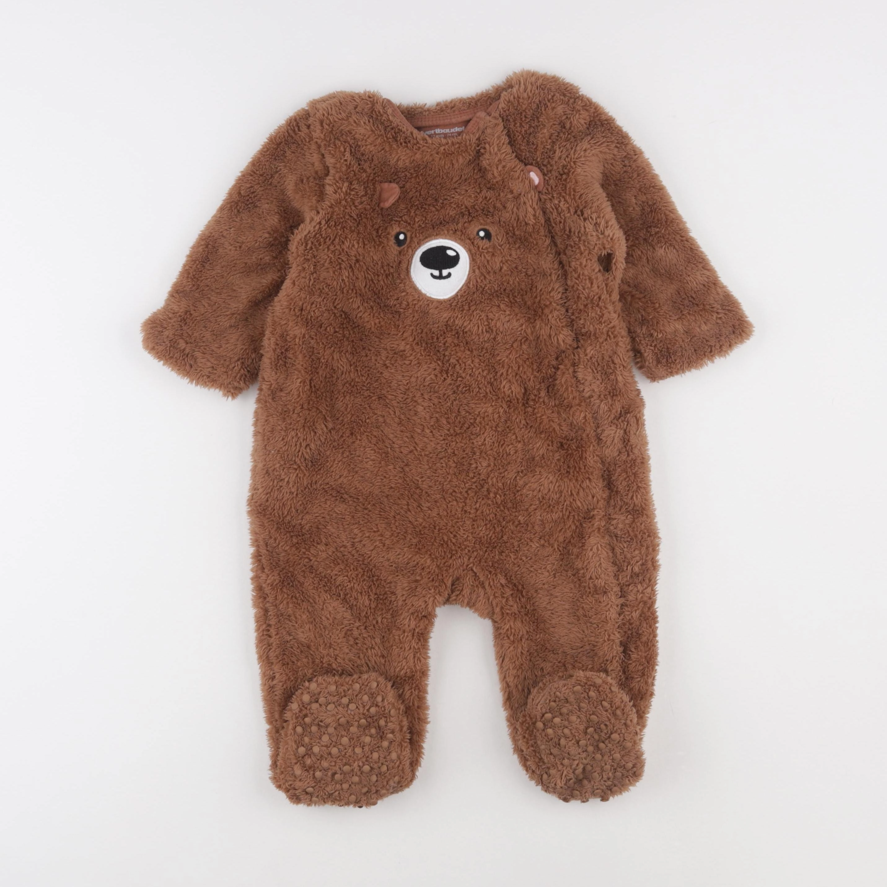 Vertbaudet - sur-pyjama marron - 12 mois
