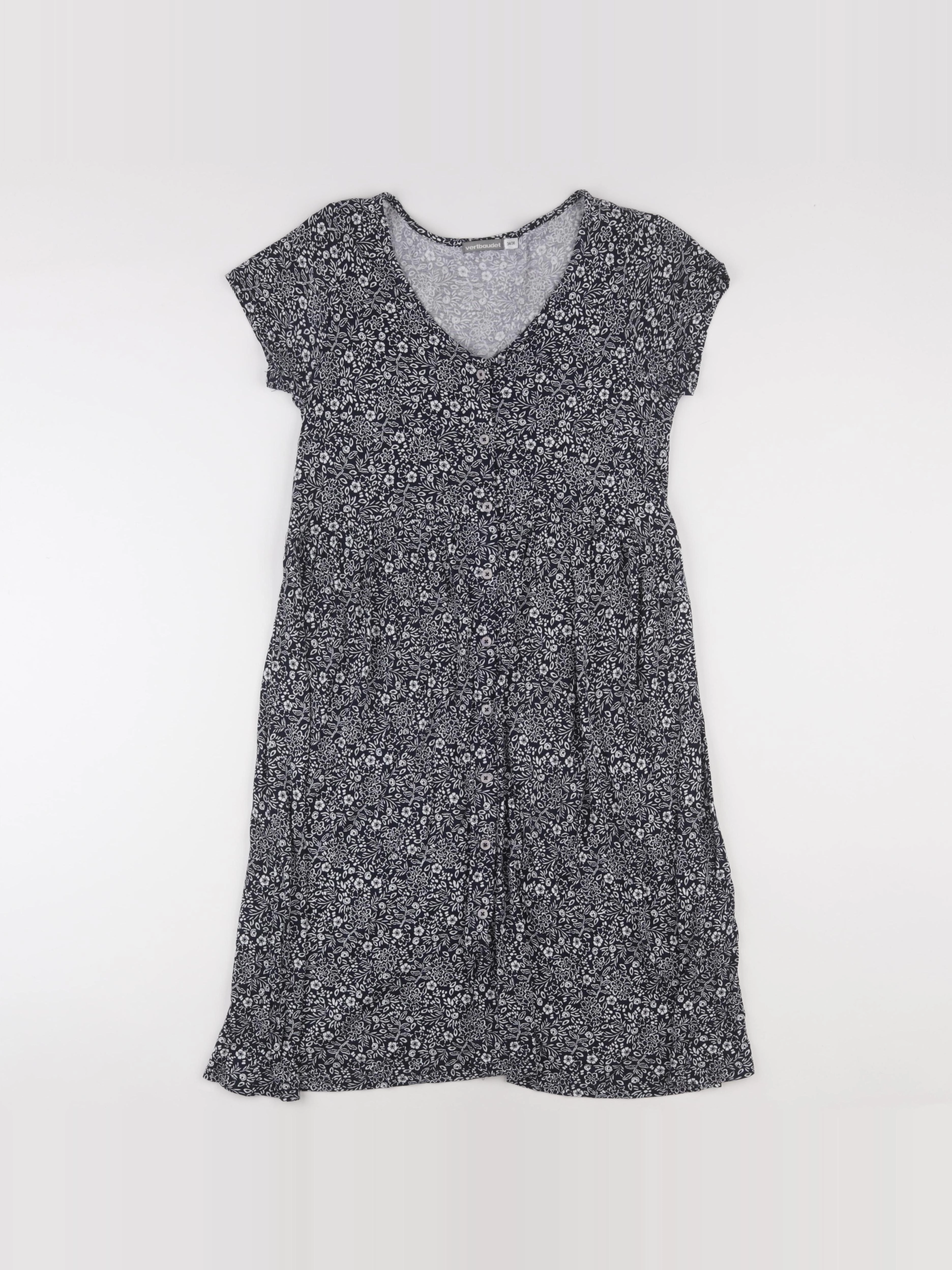 Vertbaudet - robe grossesse bleu - 34 à 36