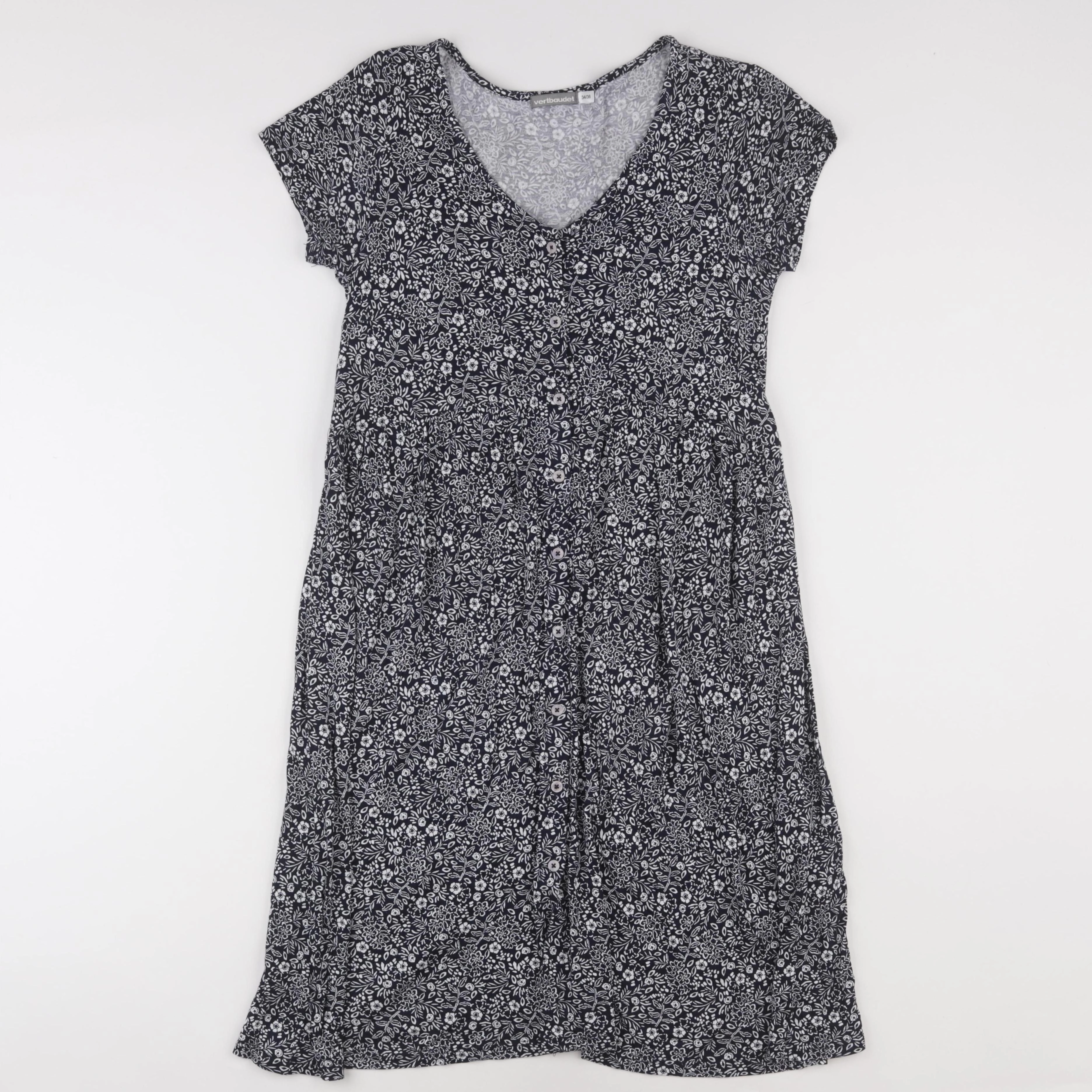 Vertbaudet - robe grossesse bleu - 34 à 36