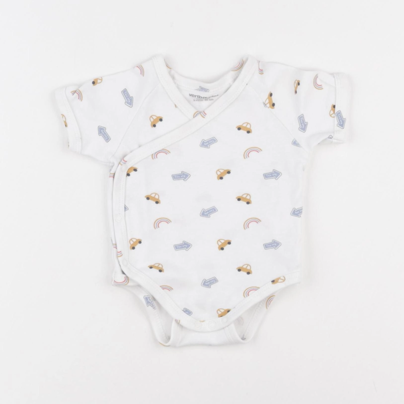 Vertbaudet - body blanc - 3 mois