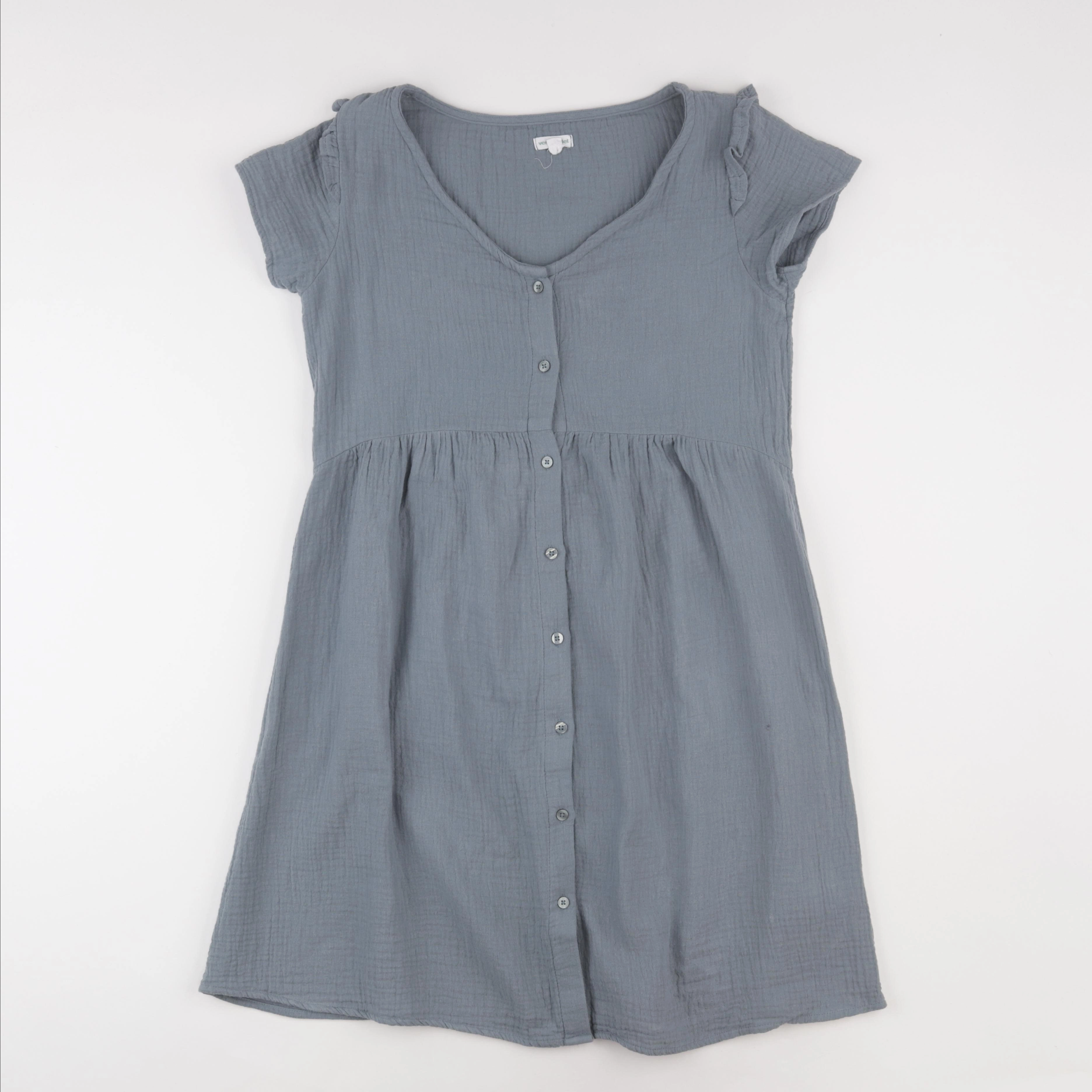 Vertbaudet - robe grossesse bleu - 34