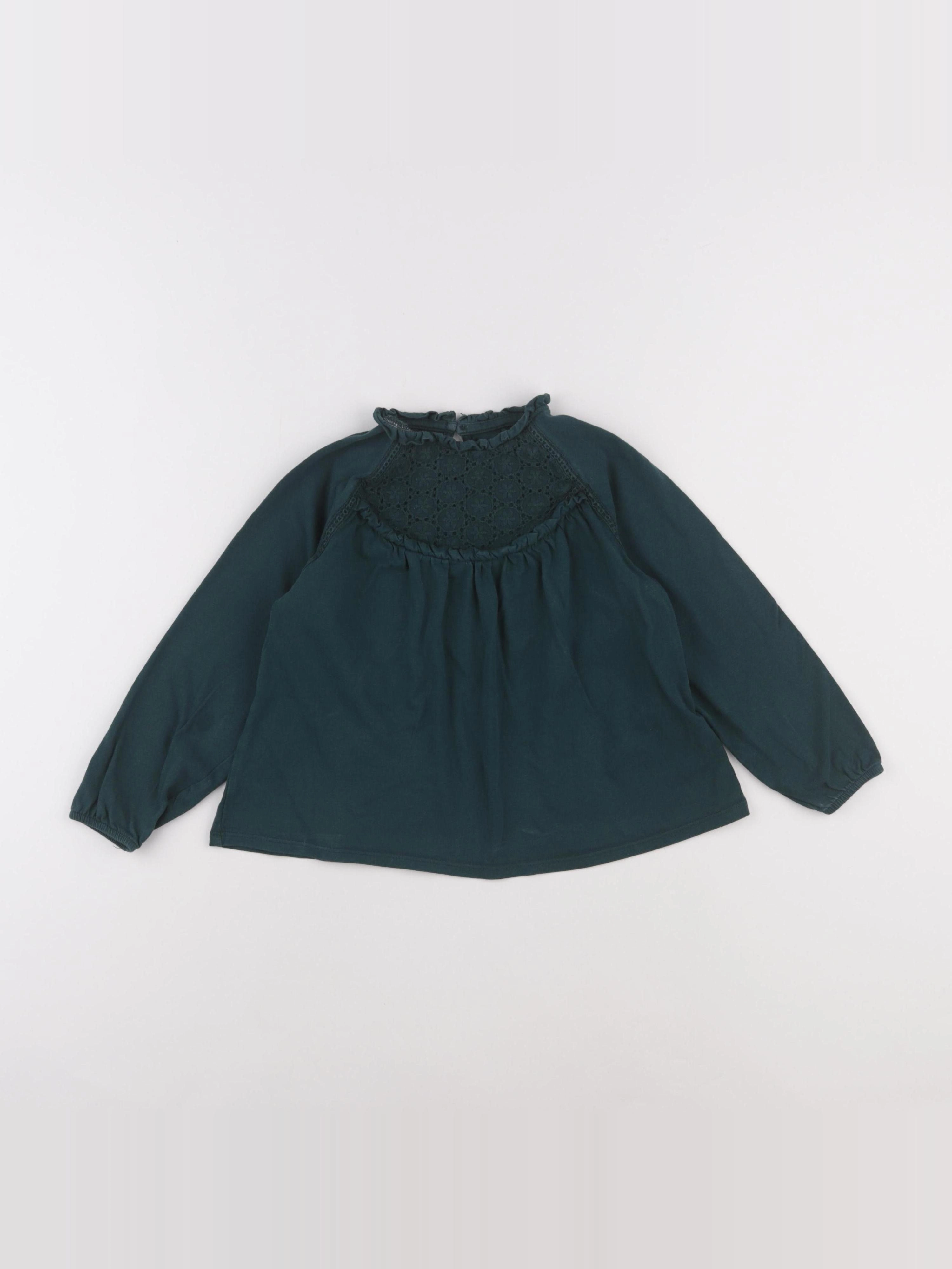 Vertbaudet - tee-shirt vert - 5 ans