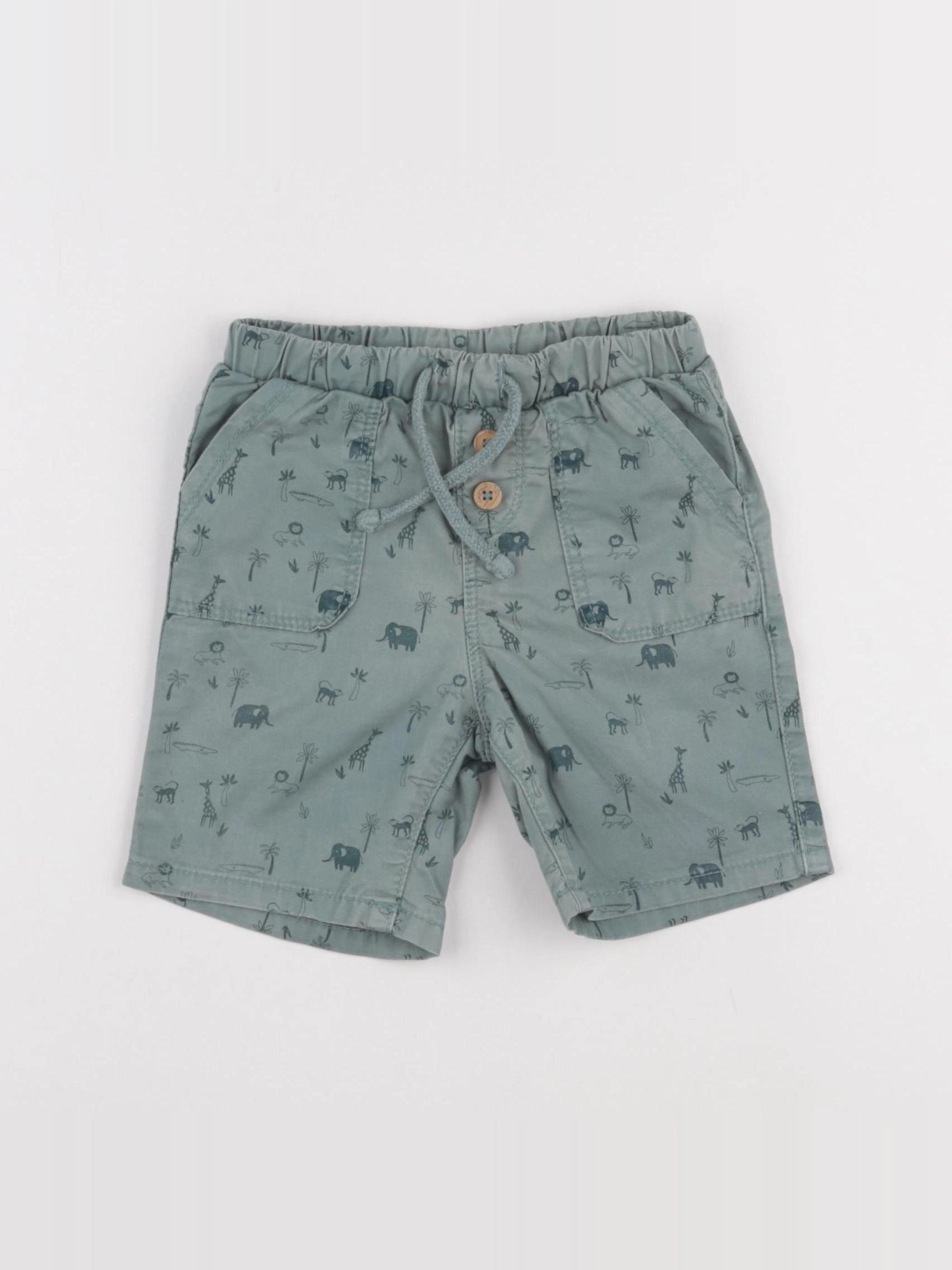 Tape à l'oeil - short bleu - 12 mois
