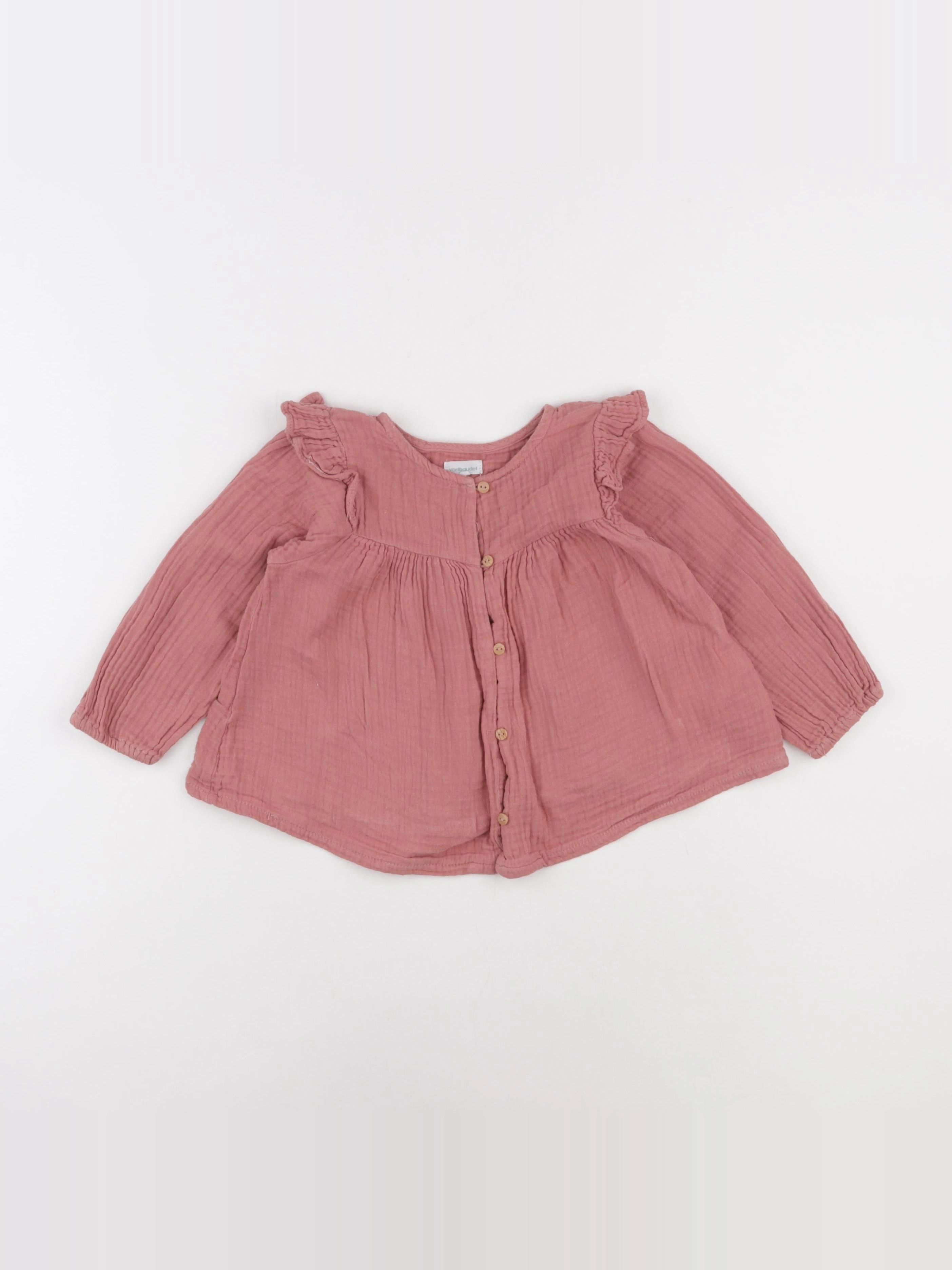 Vertbaudet - blouse rose - 24 mois