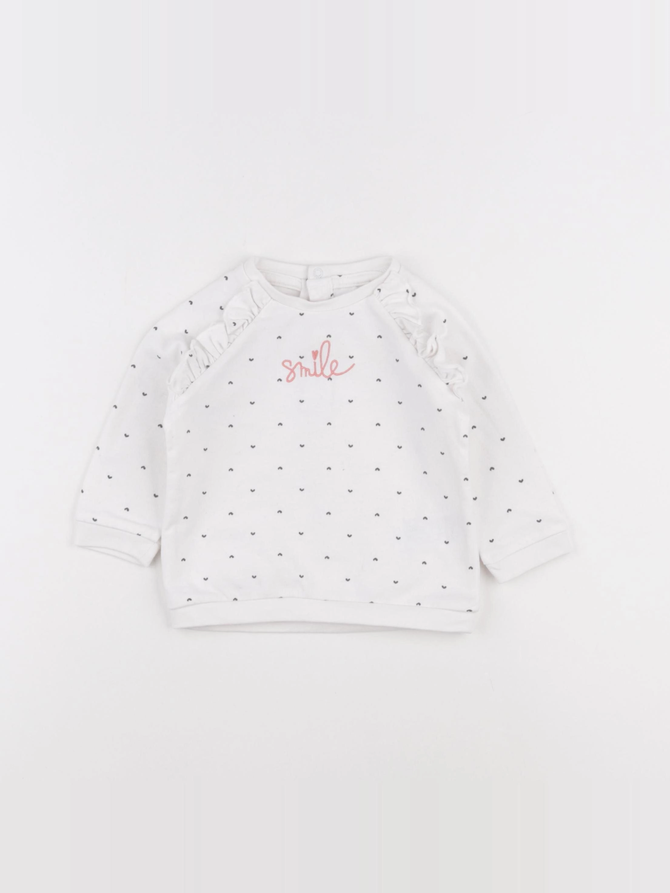 Vertbaudet - robe blanc - 9 mois