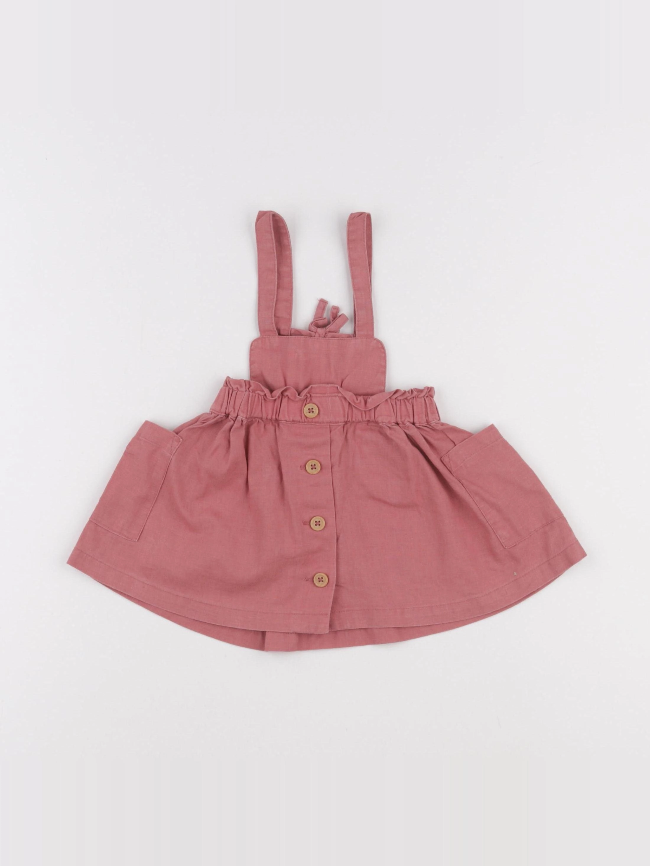 Vertbaudet - robe rose - 9 mois