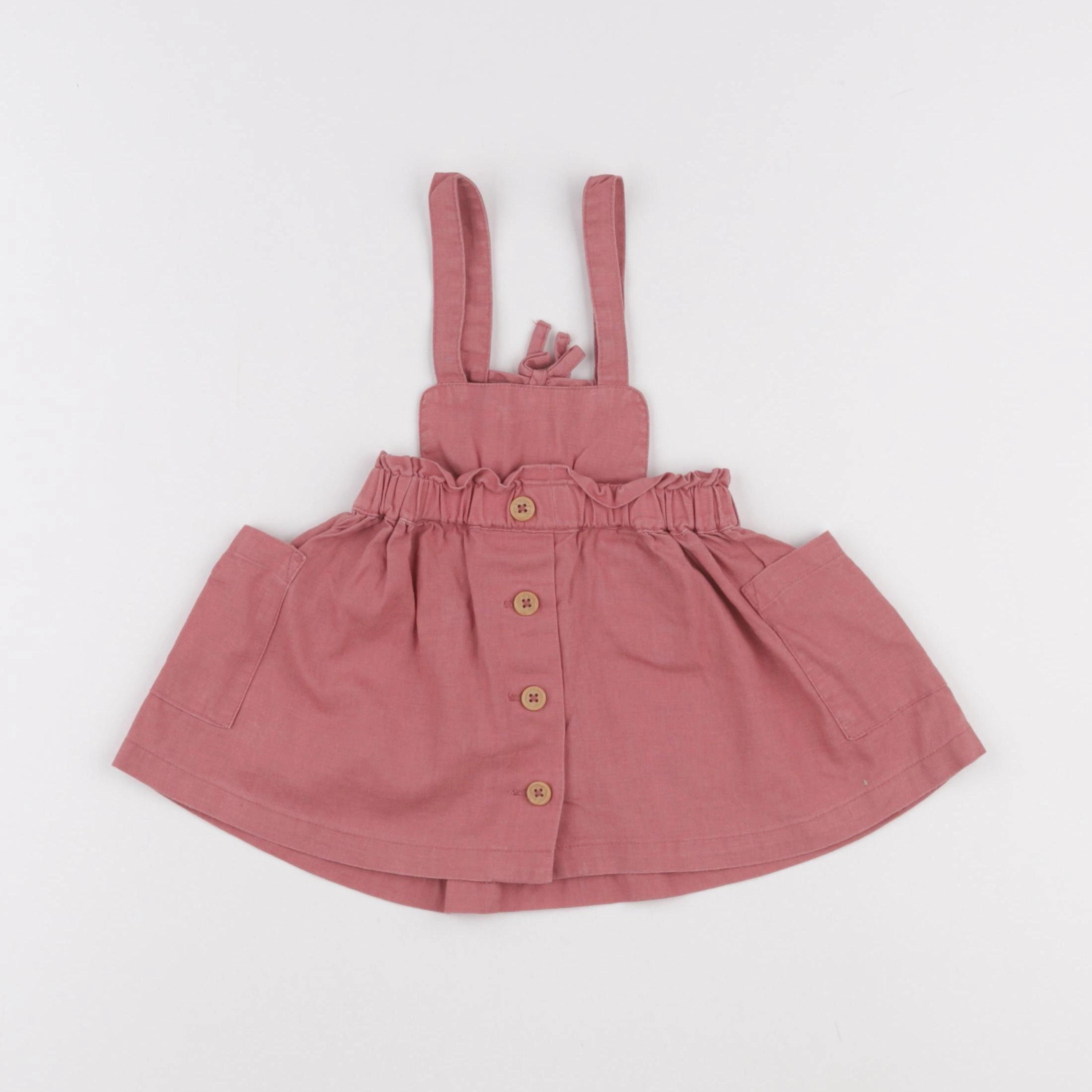 Vertbaudet - robe rose - 9 mois