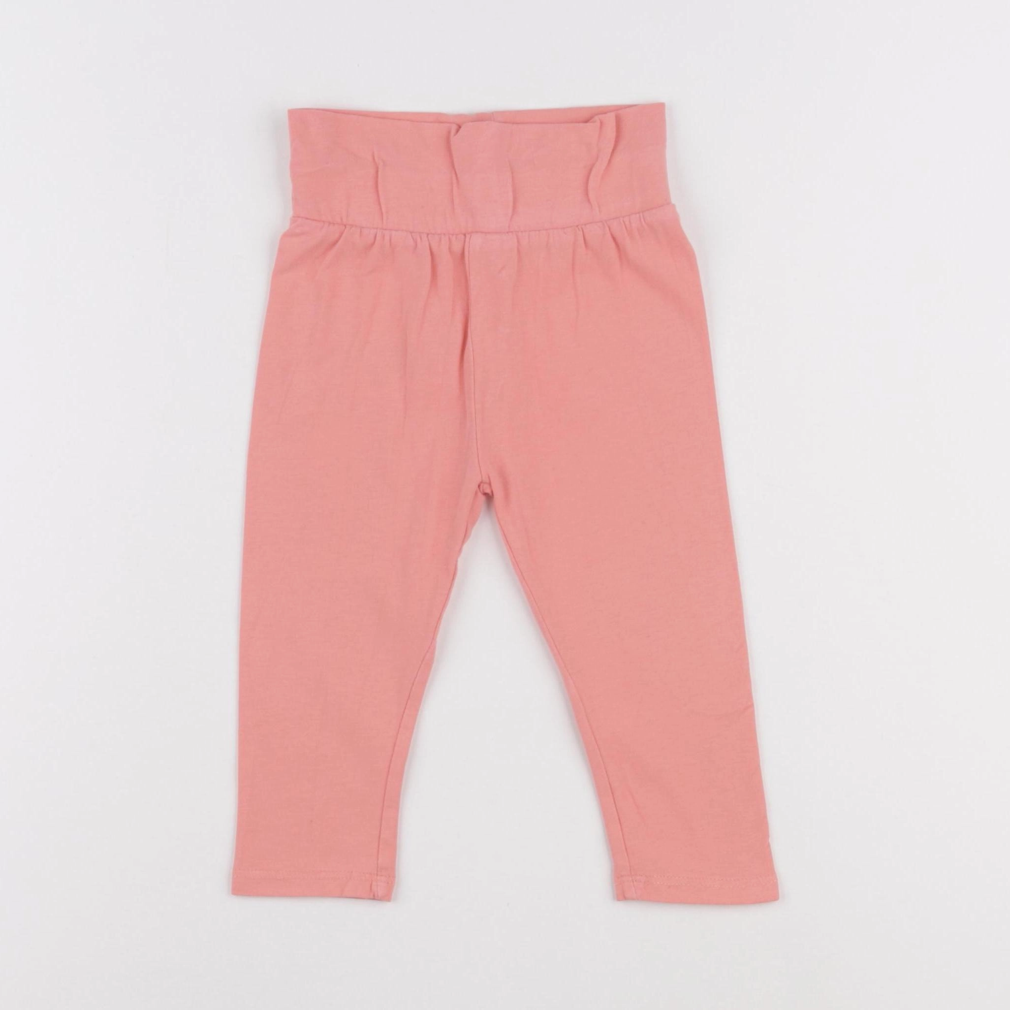 Vertbaudet - legging rose - 12 mois