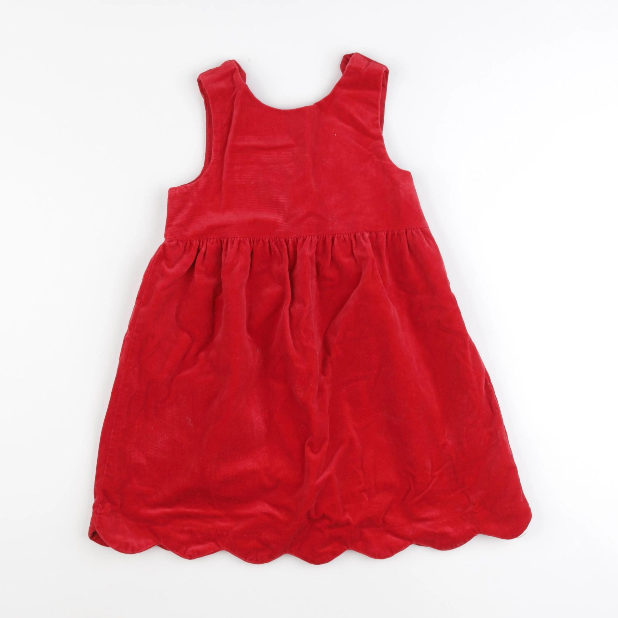 Vertbaudet - robe rouge - 5 ans