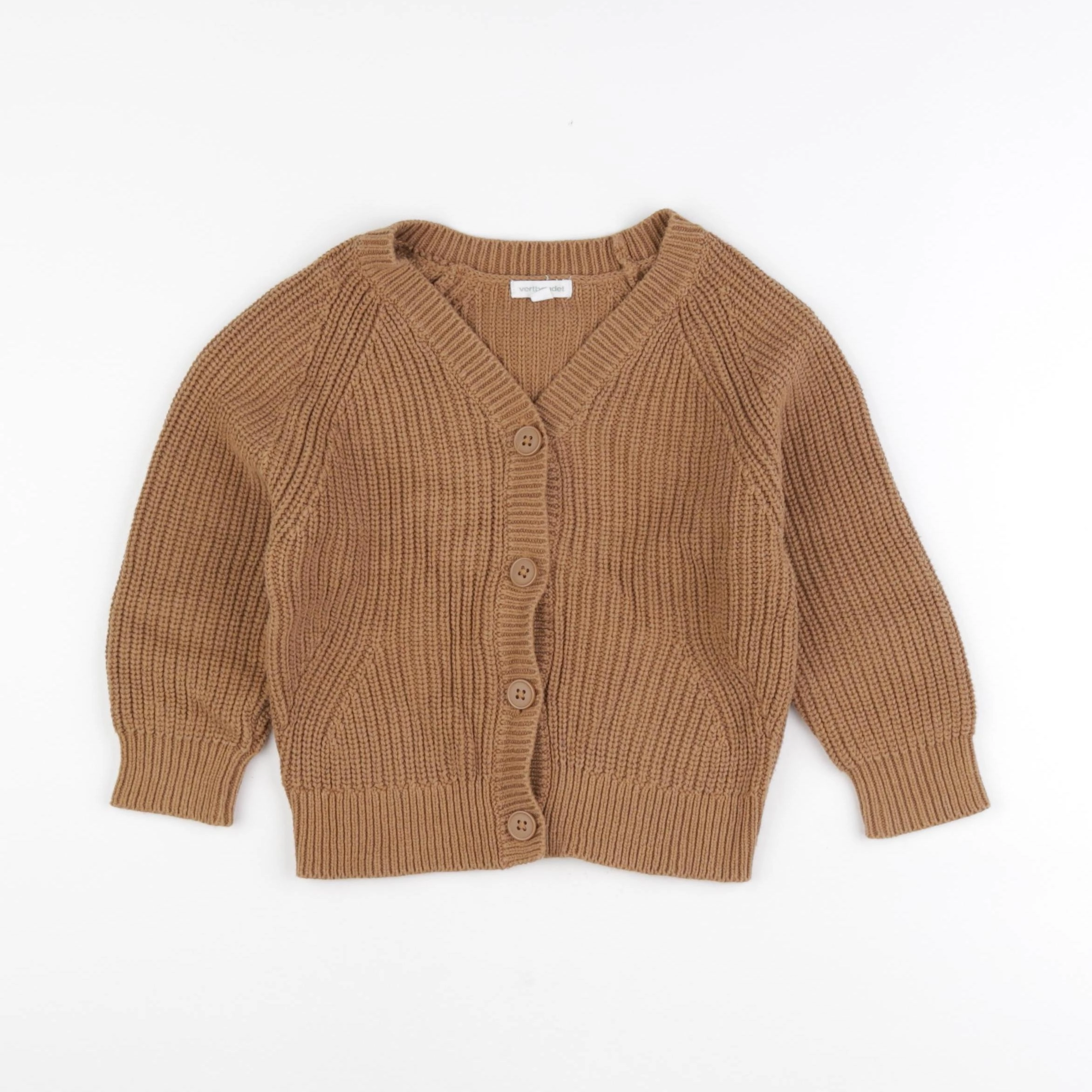 Vertbaudet - gilet marron - 4 ans