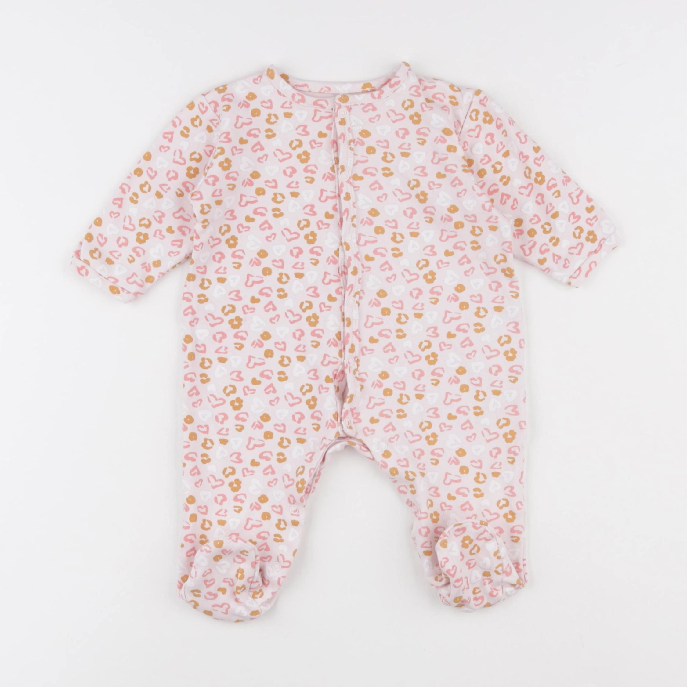 Carrément Beau - pyjama coton rose - 6 mois