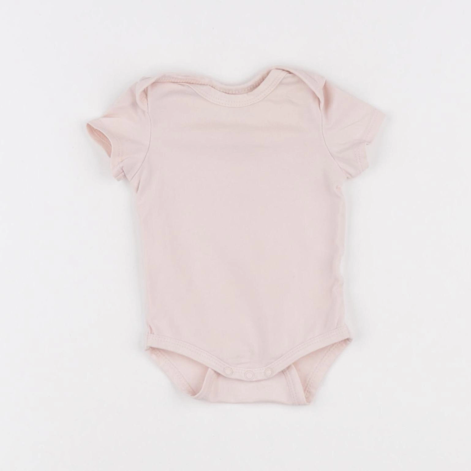 Tape à l'oeil - body rose - 1 mois