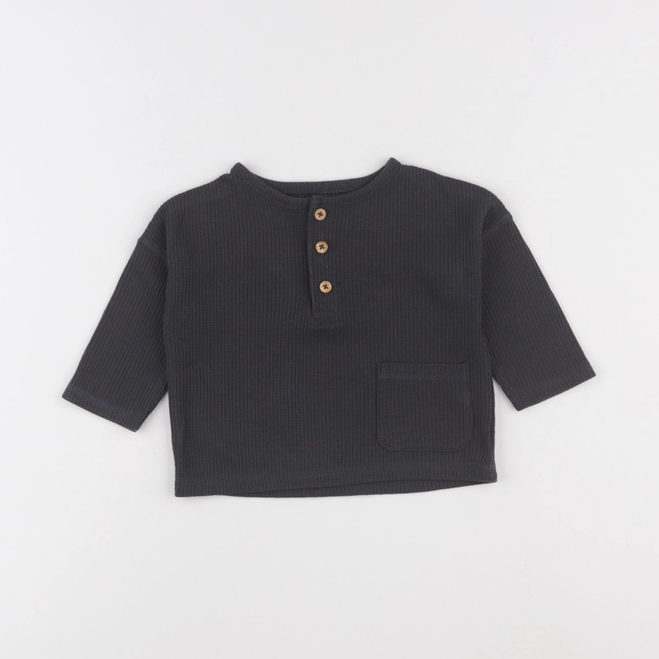 Vertbaudet - pull gris - 9 mois