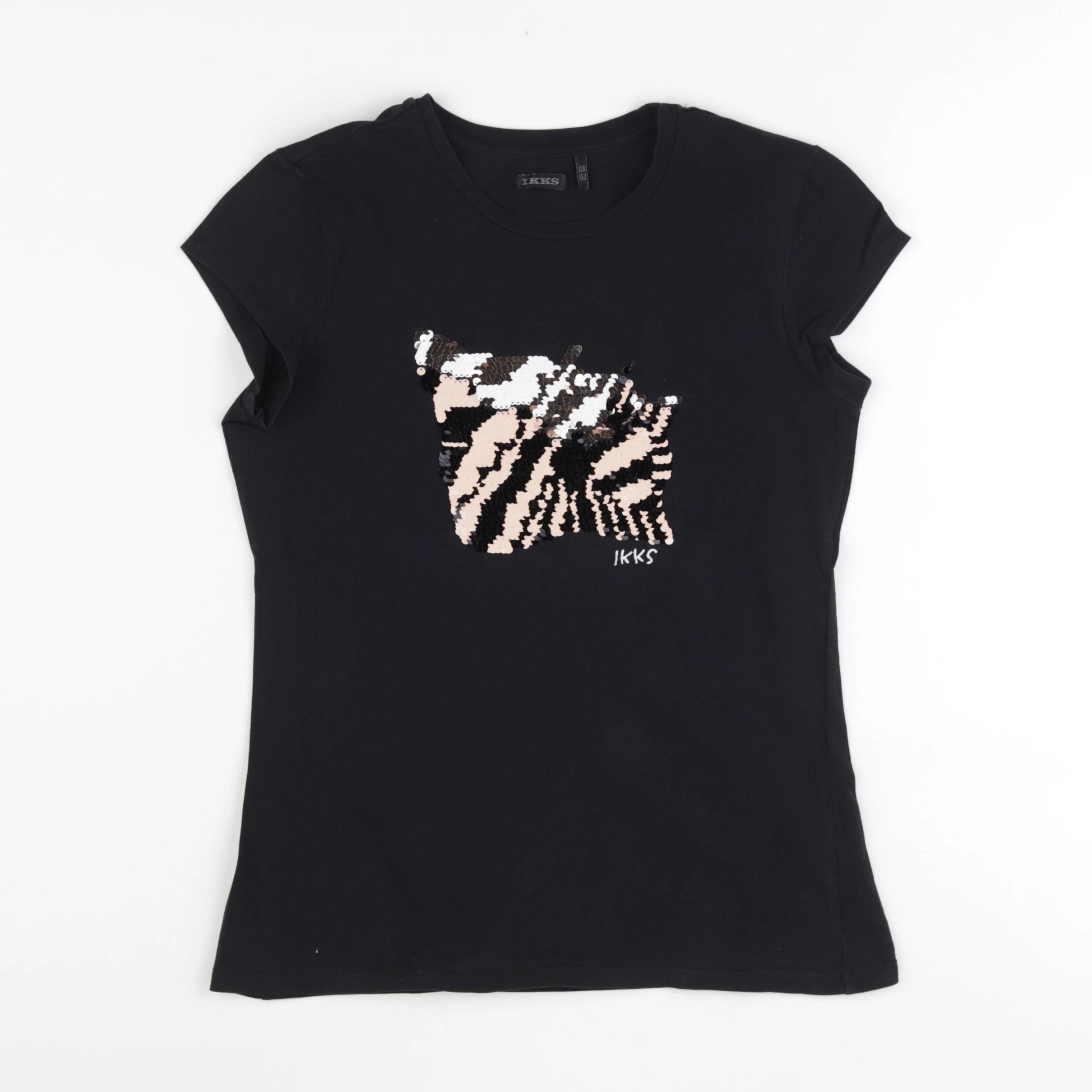 IKKS - tee-shirt noir - 12 ans