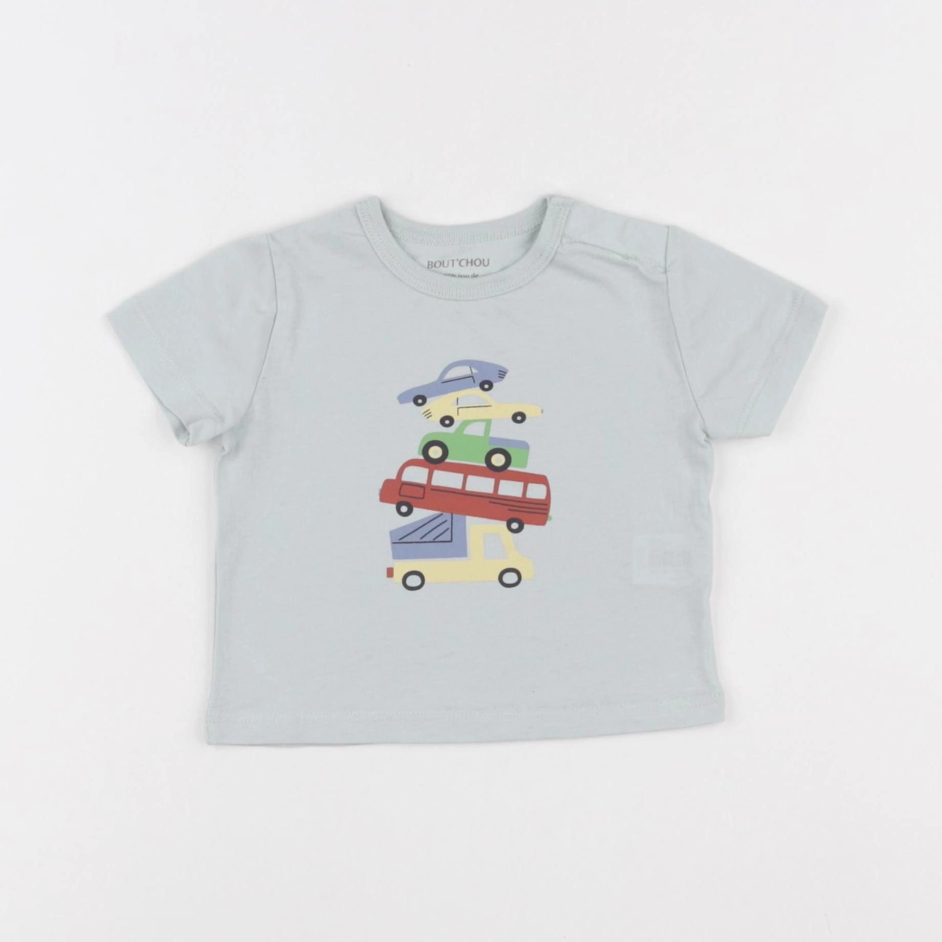 Boutchou - tee-shirt vert - 6 mois