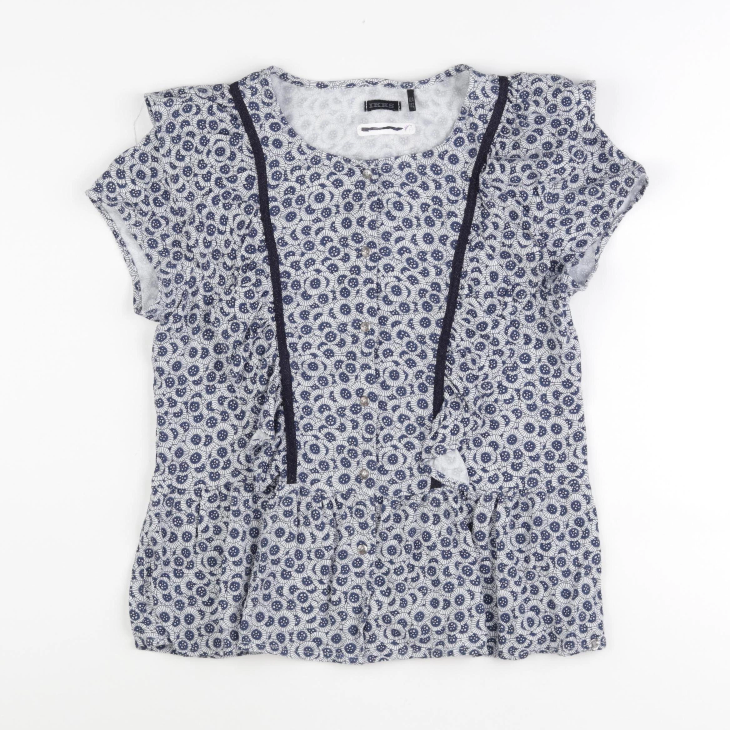 IKKS - blouse bleu - 12 ans