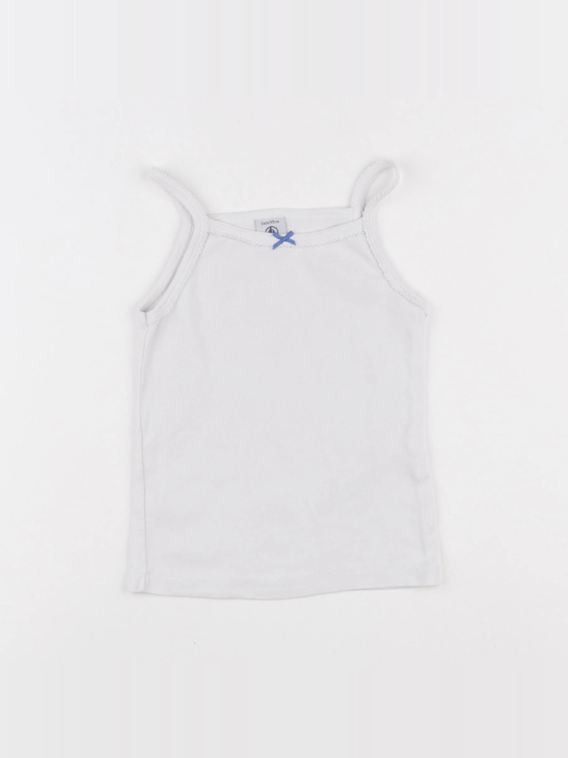 Petit Bateau - maillot de corps blanc - 3 ans