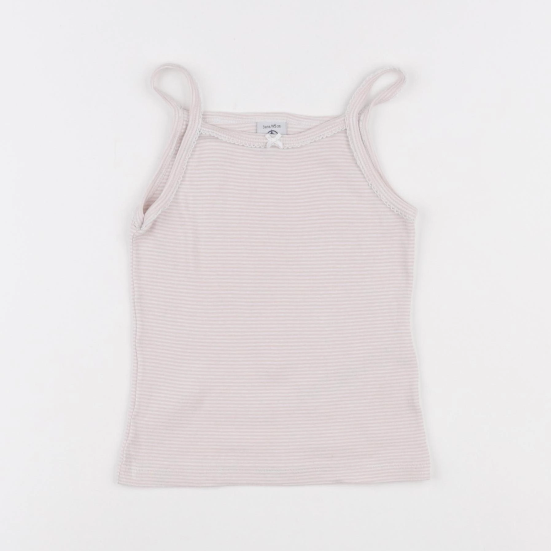 Petit Bateau - maillot de corps rose - 3 ans