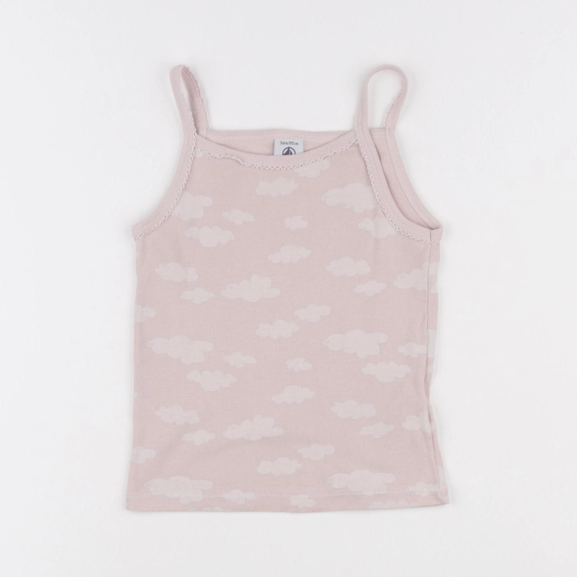 Petit Bateau - maillot de corps rose - 3 ans