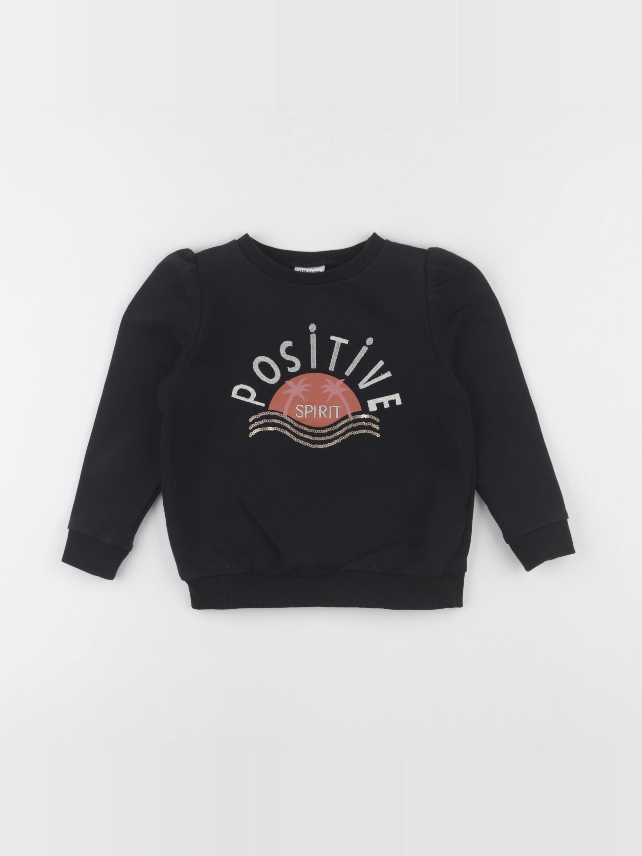 Tape à l'oeil - sweat noir - 3 ans