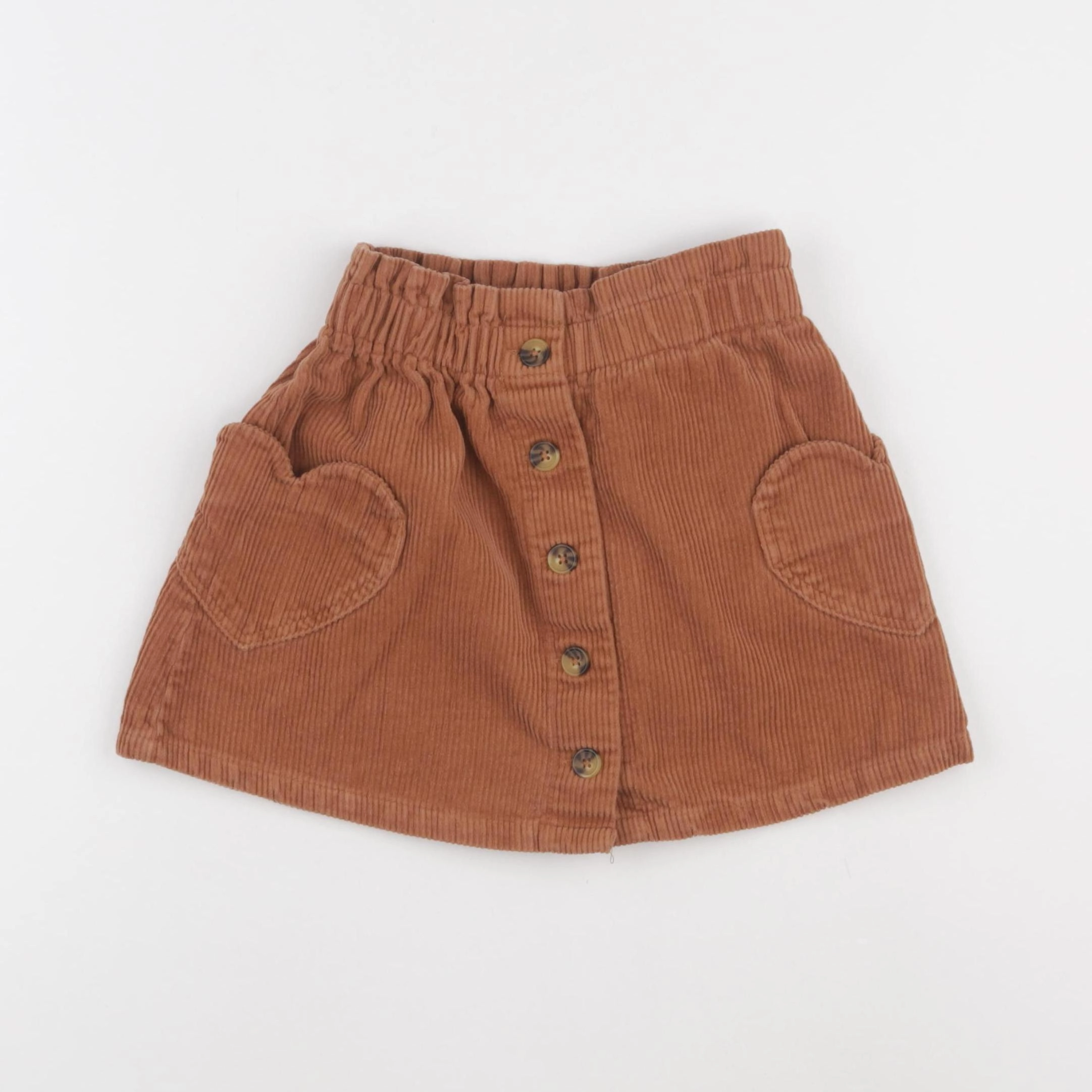 Vertbaudet - jupe marron - 6 ans