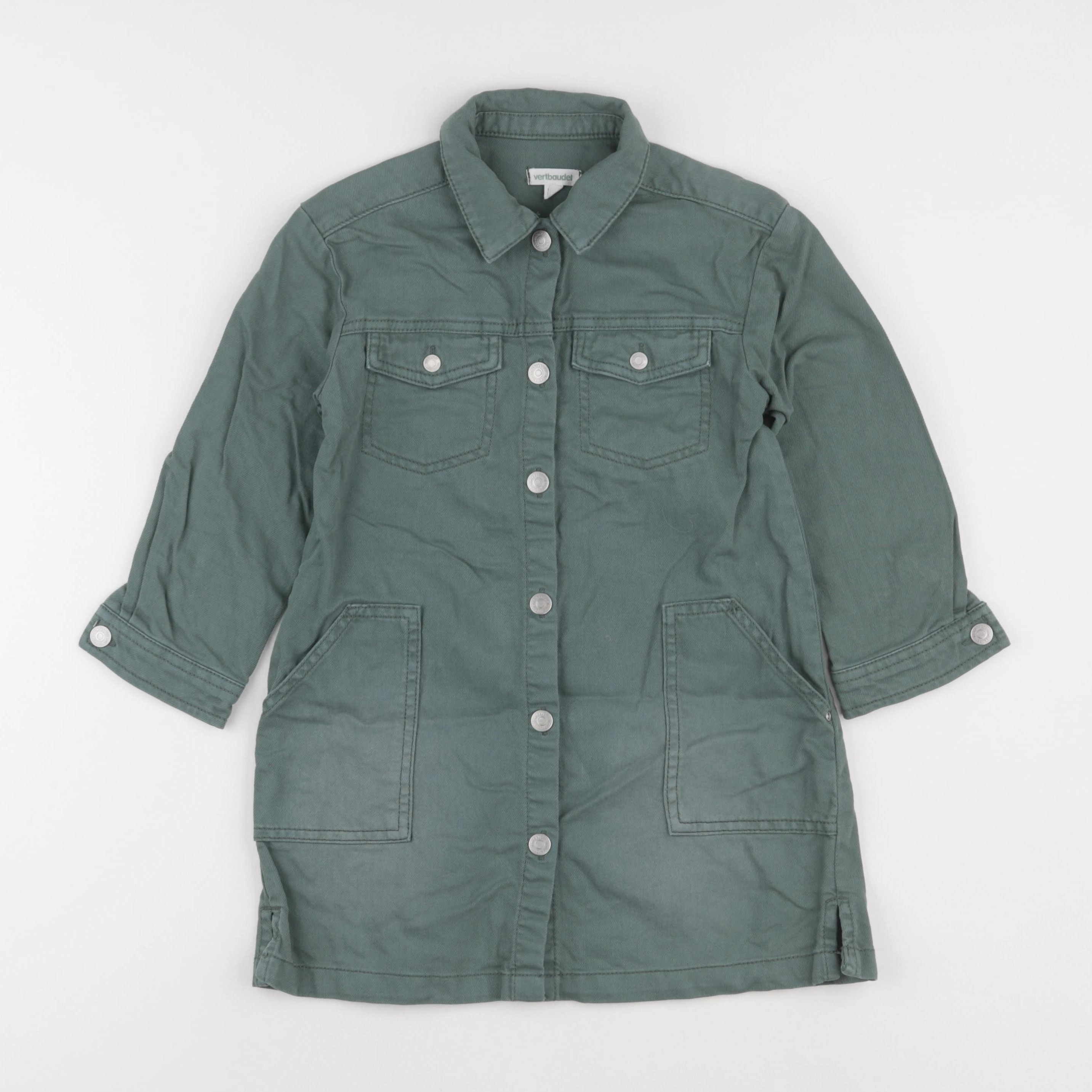 Vertbaudet - robe vert - 6 ans