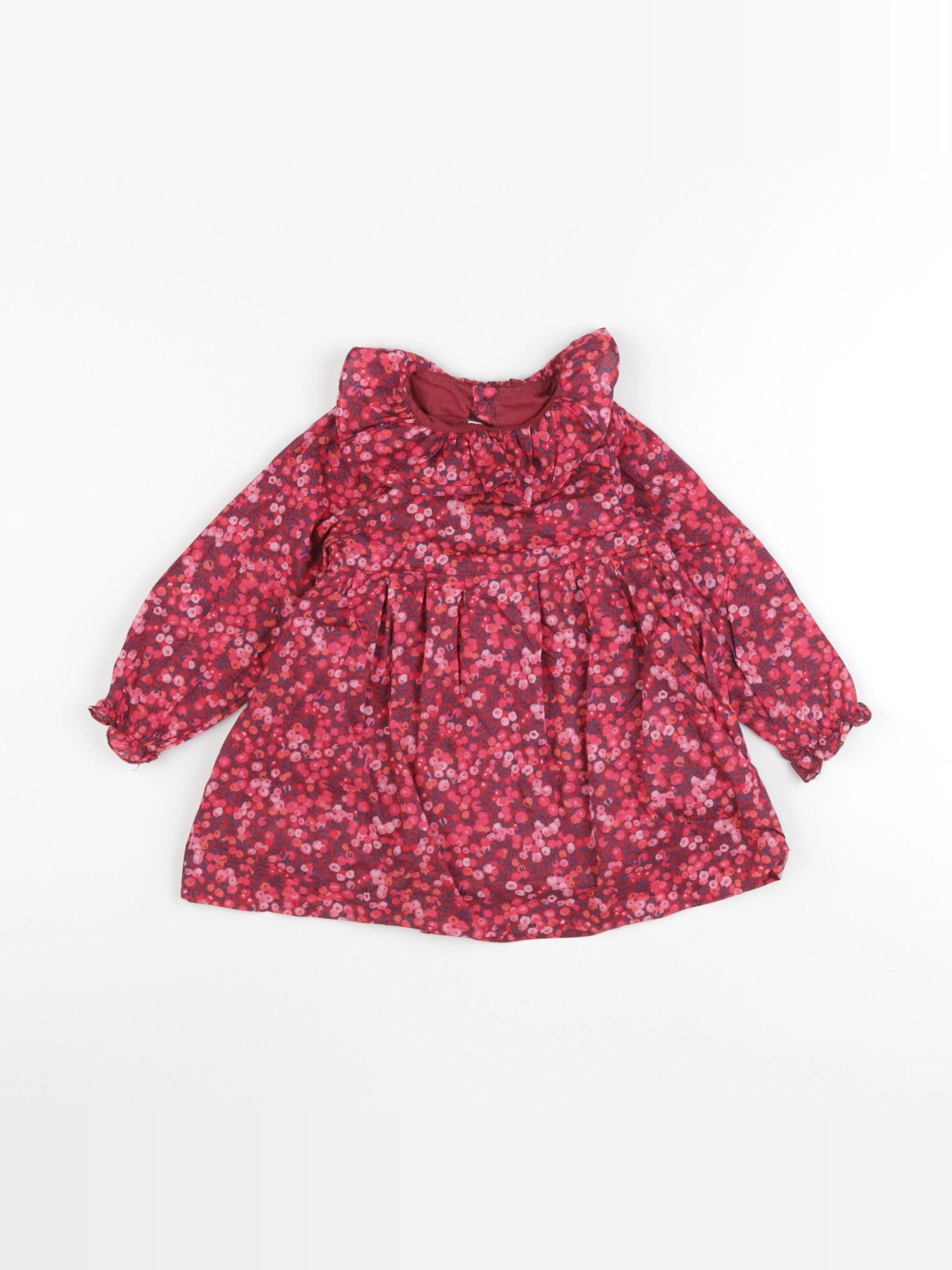 Jacadi - robe liberty rouge - 18 mois