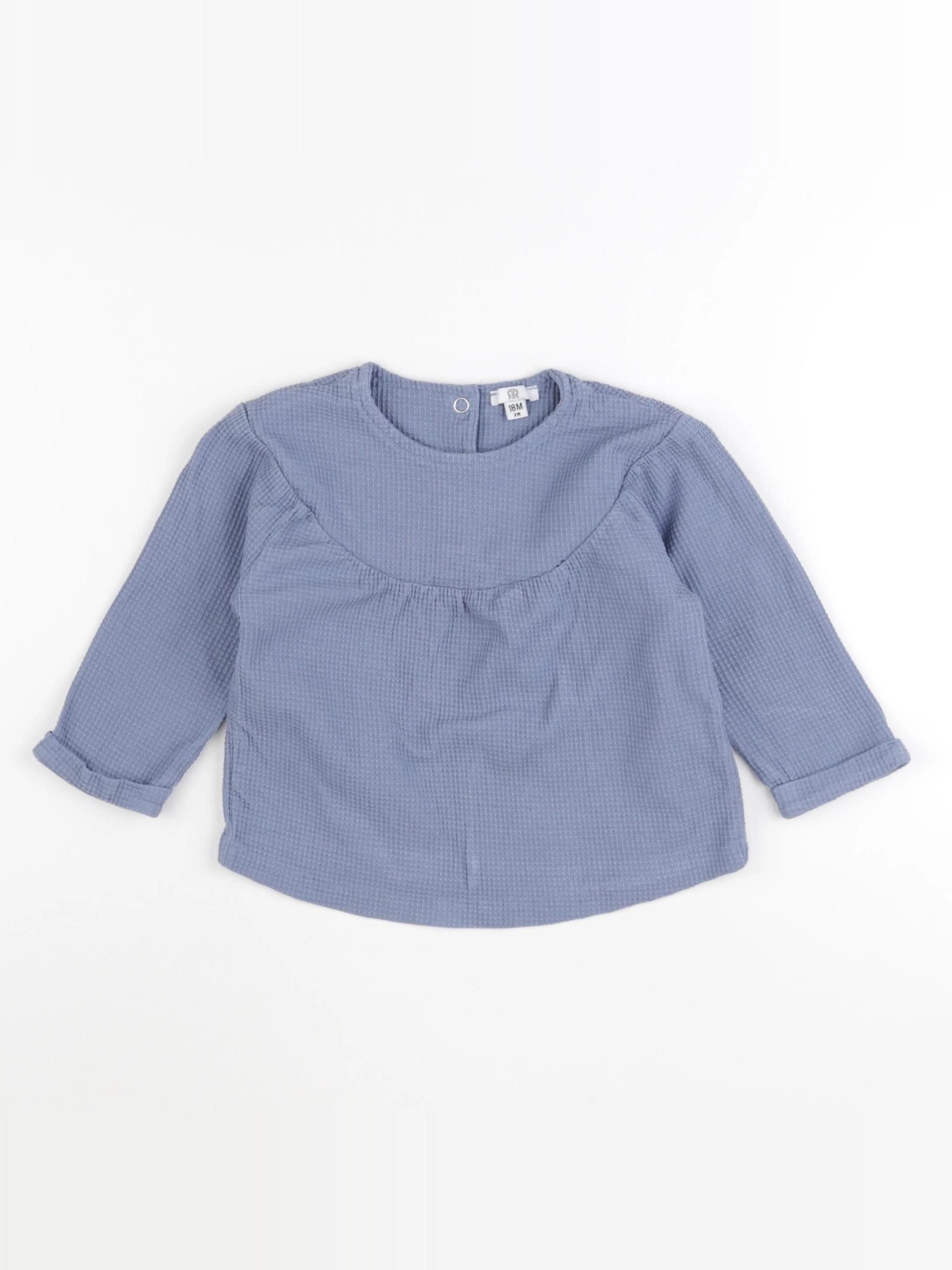 La Redoute - sweat bleu - 18 mois