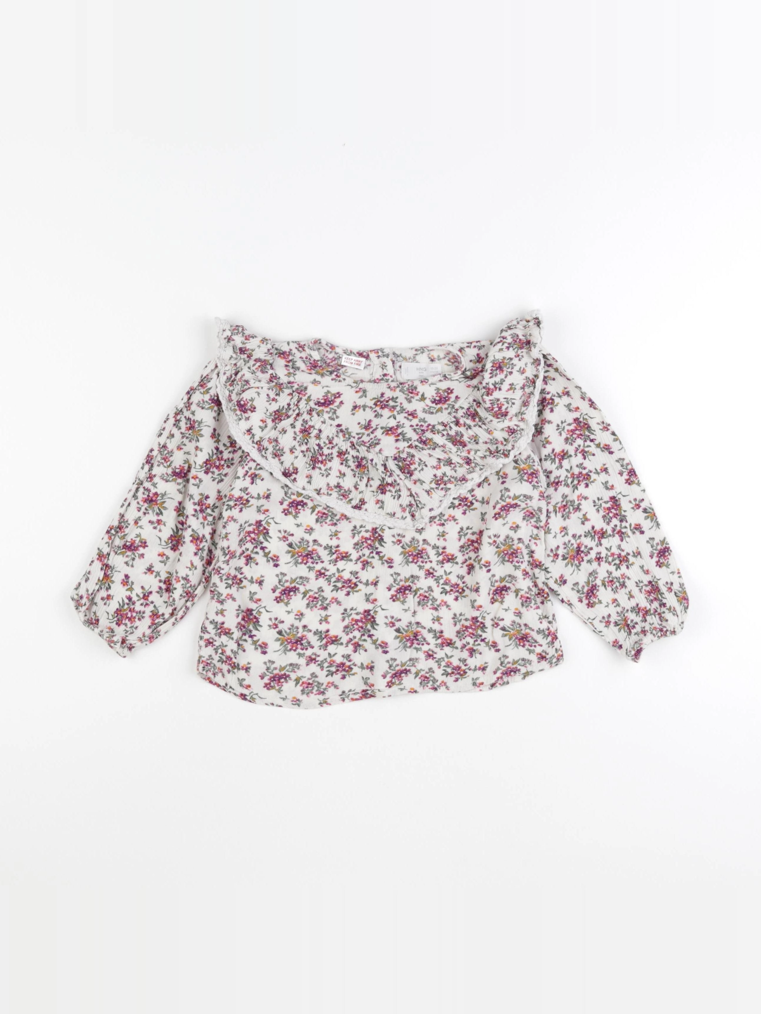 Mango - blouse beige - 18/24 mois