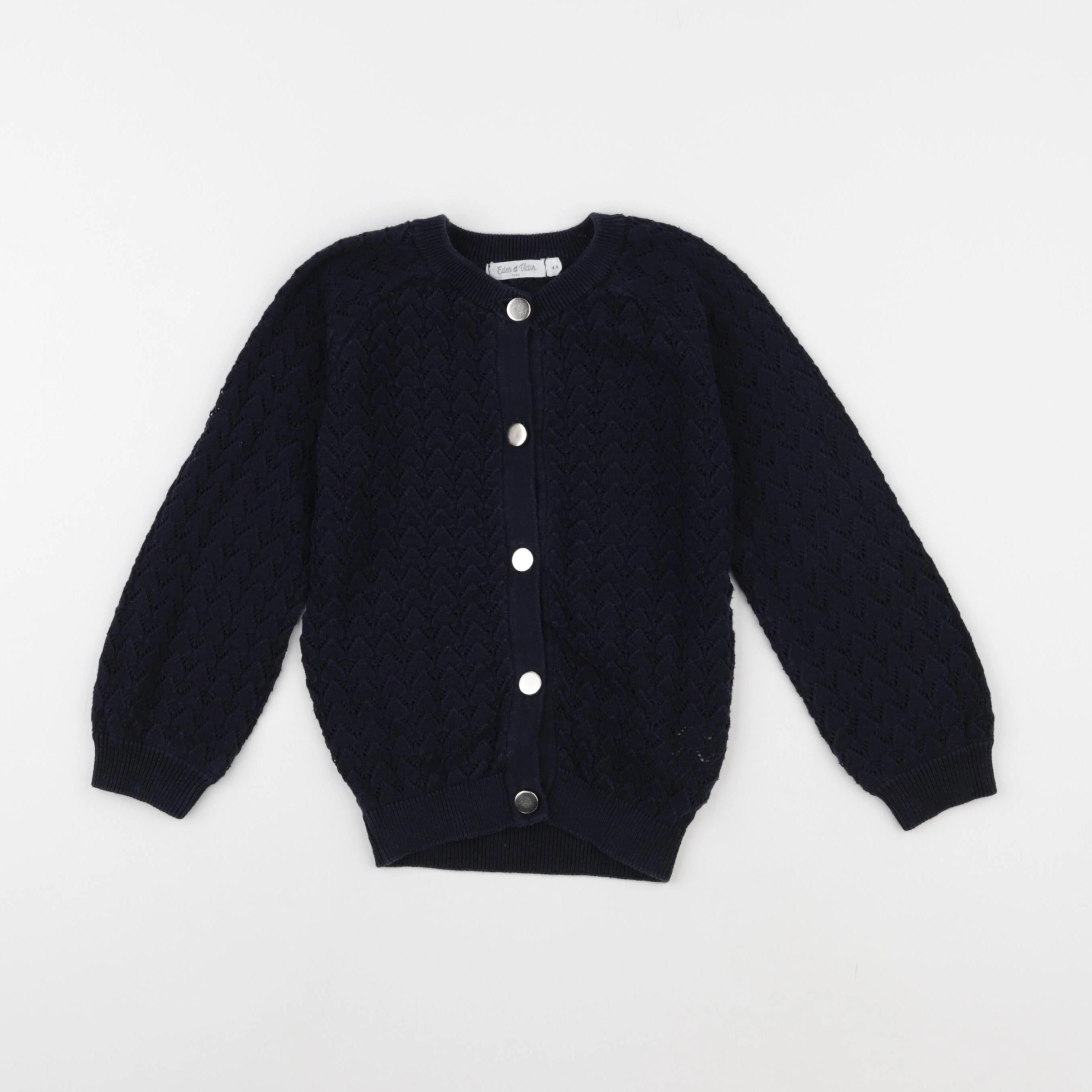 Eden & Victor - gilet bleu - 4 ans