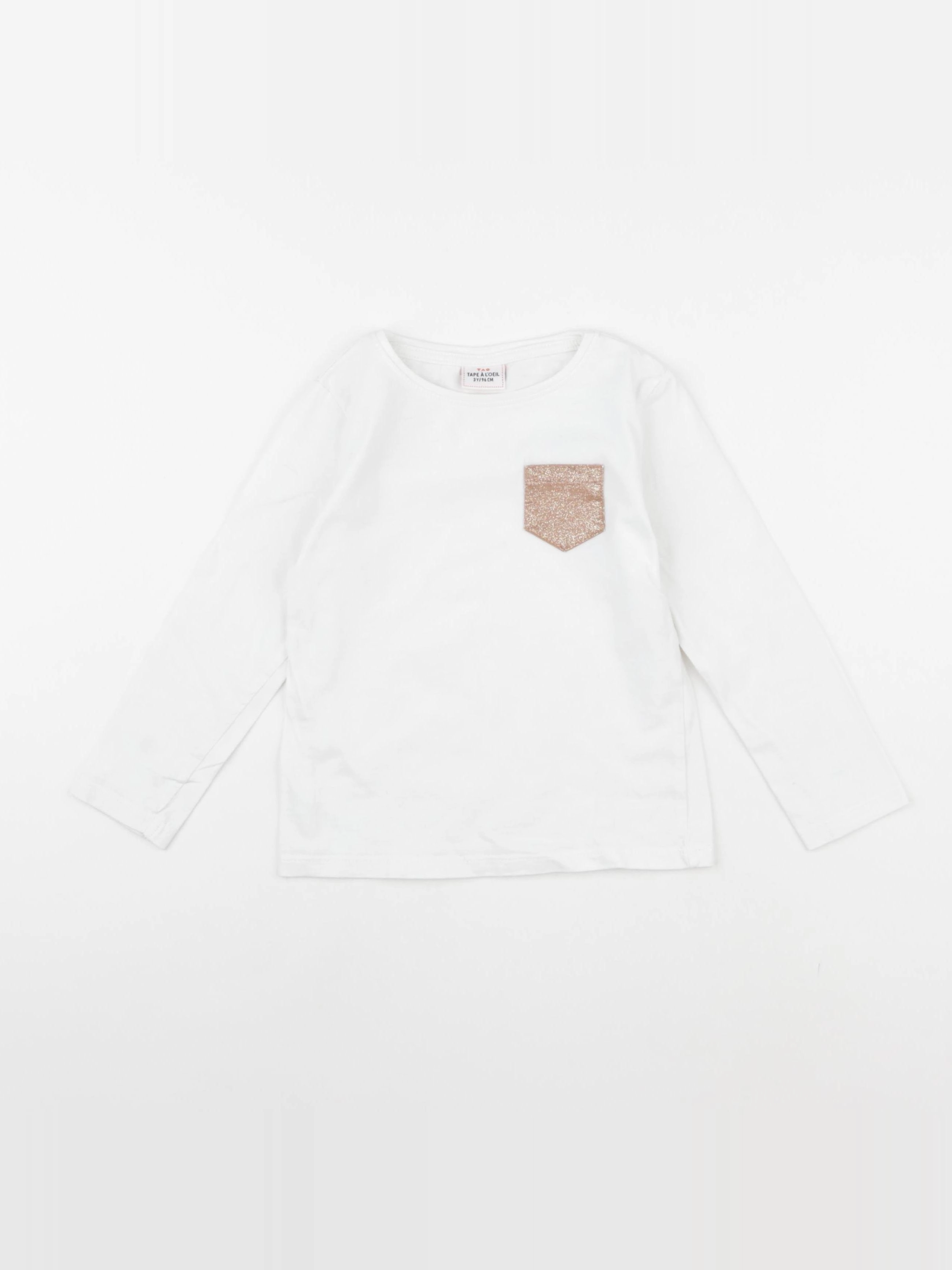 Tape à l'oeil - tee-shirt blanc - 3 ans