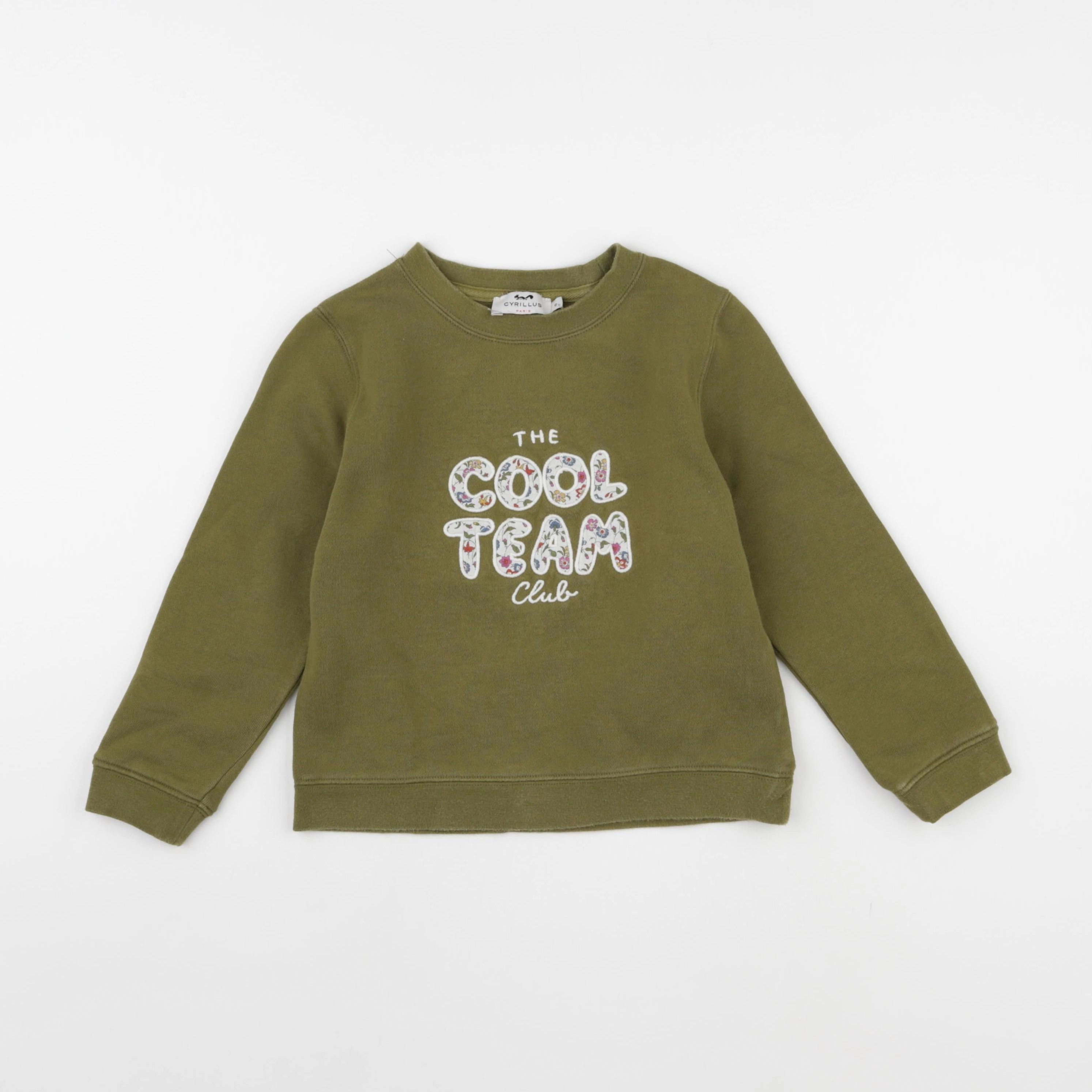 Cyrillus - sweat vert - 6 ans