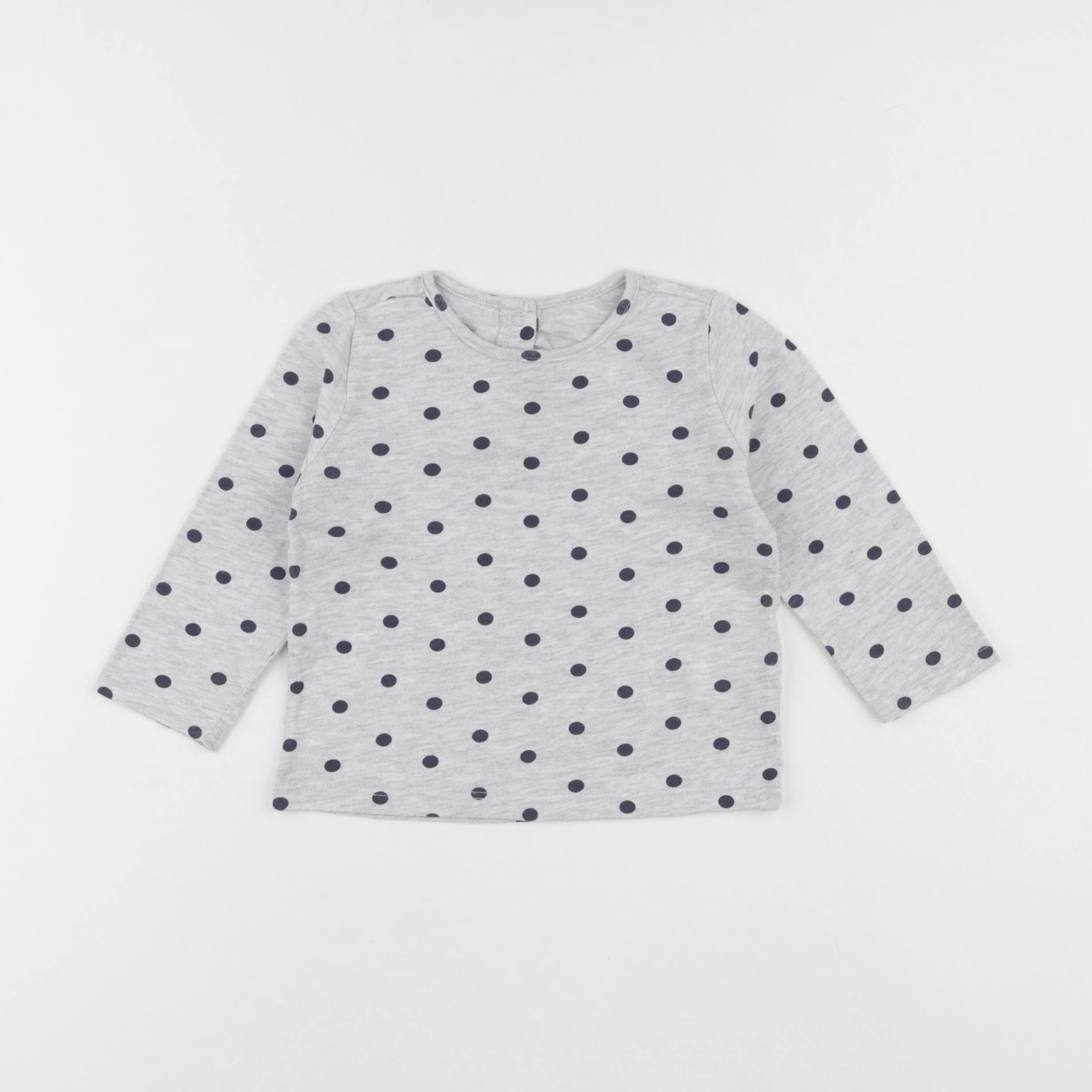 Vertbaudet - tee-shirt gris - 18 mois