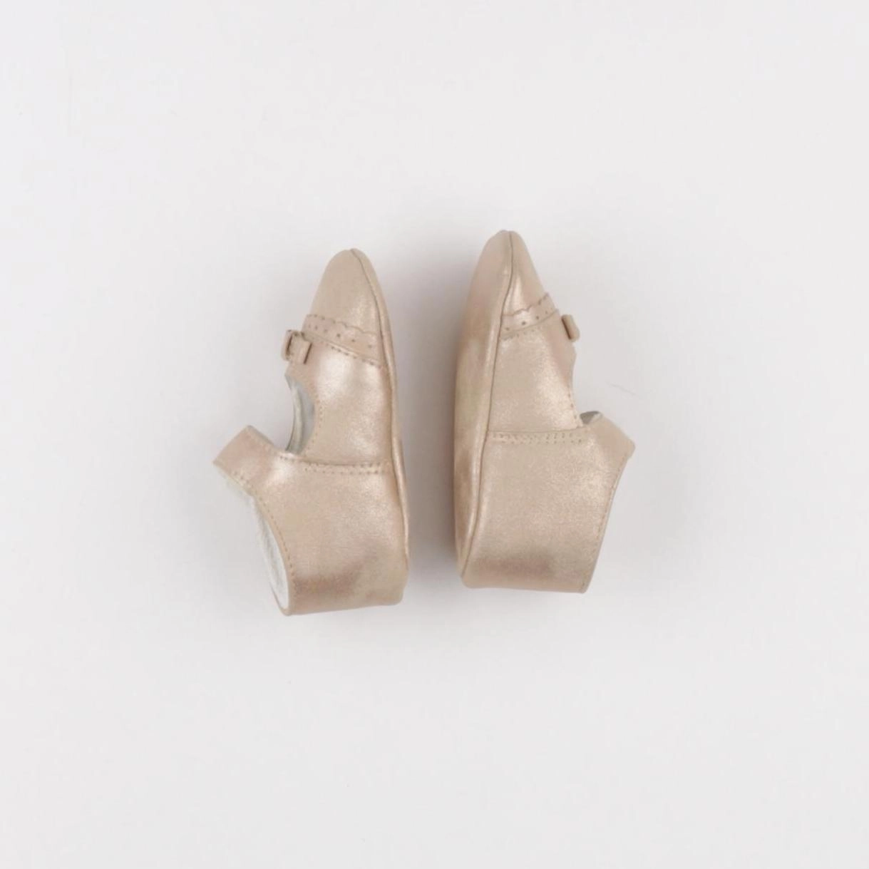 Vertbaudet - chaussons or - pointure 20/21