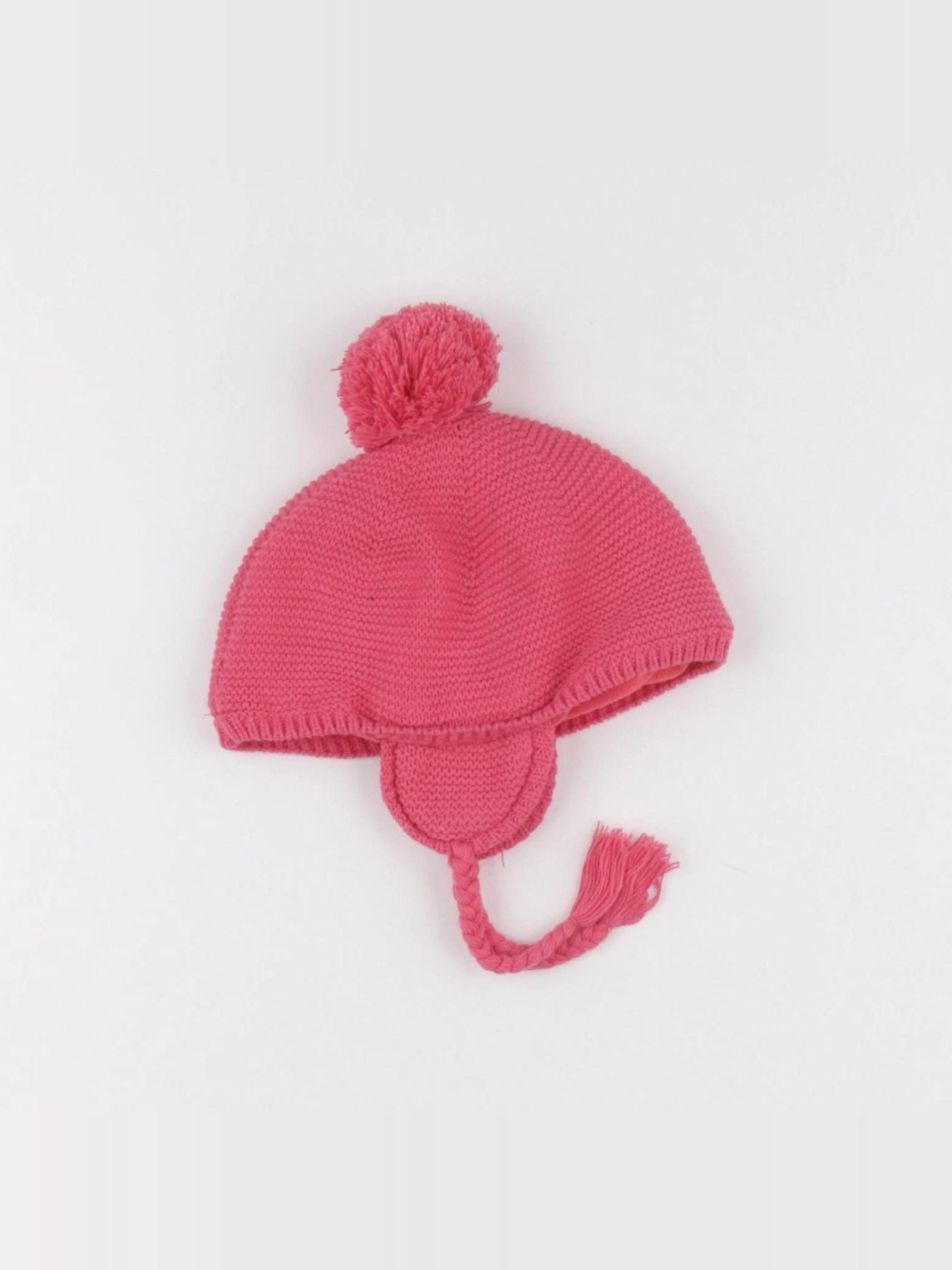 Vertbaudet - bonnet rose - 12/18 mois