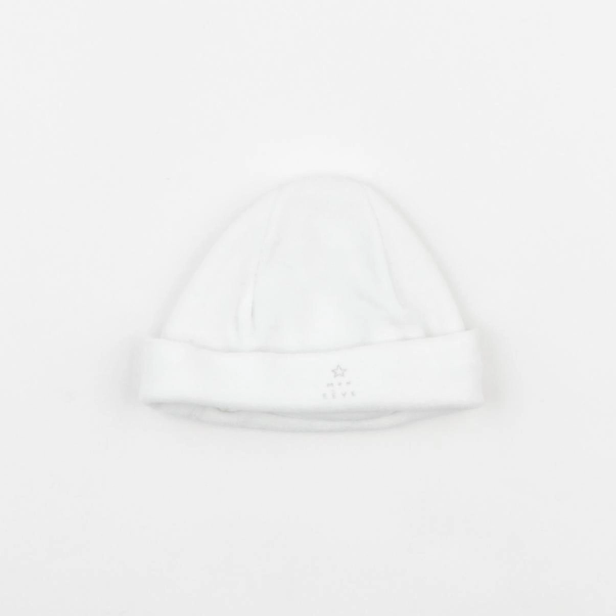 Petit Bateau - bonnet de naissance blanc - 0/1 mois