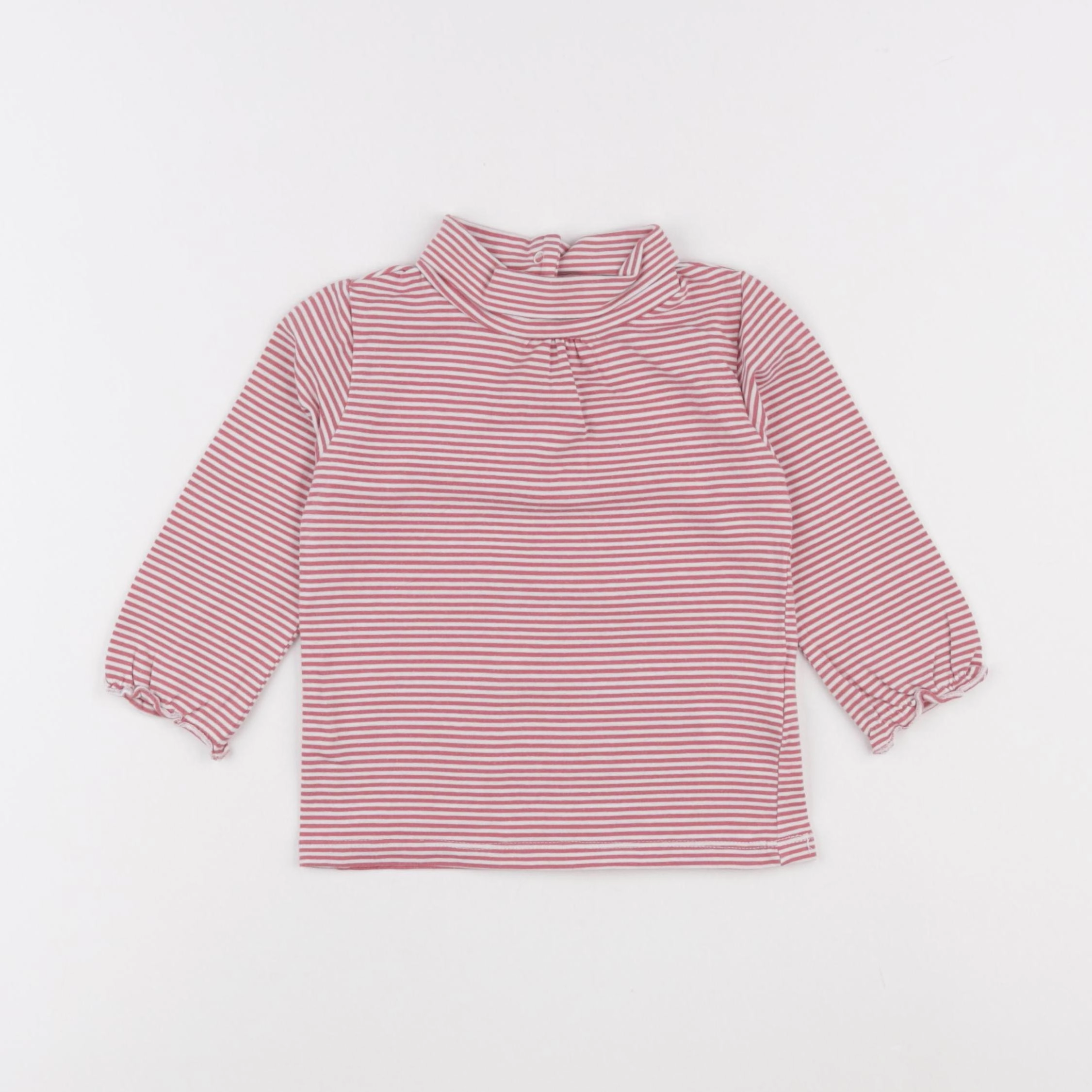 Vertbaudet - sous-pull rose - 18 mois