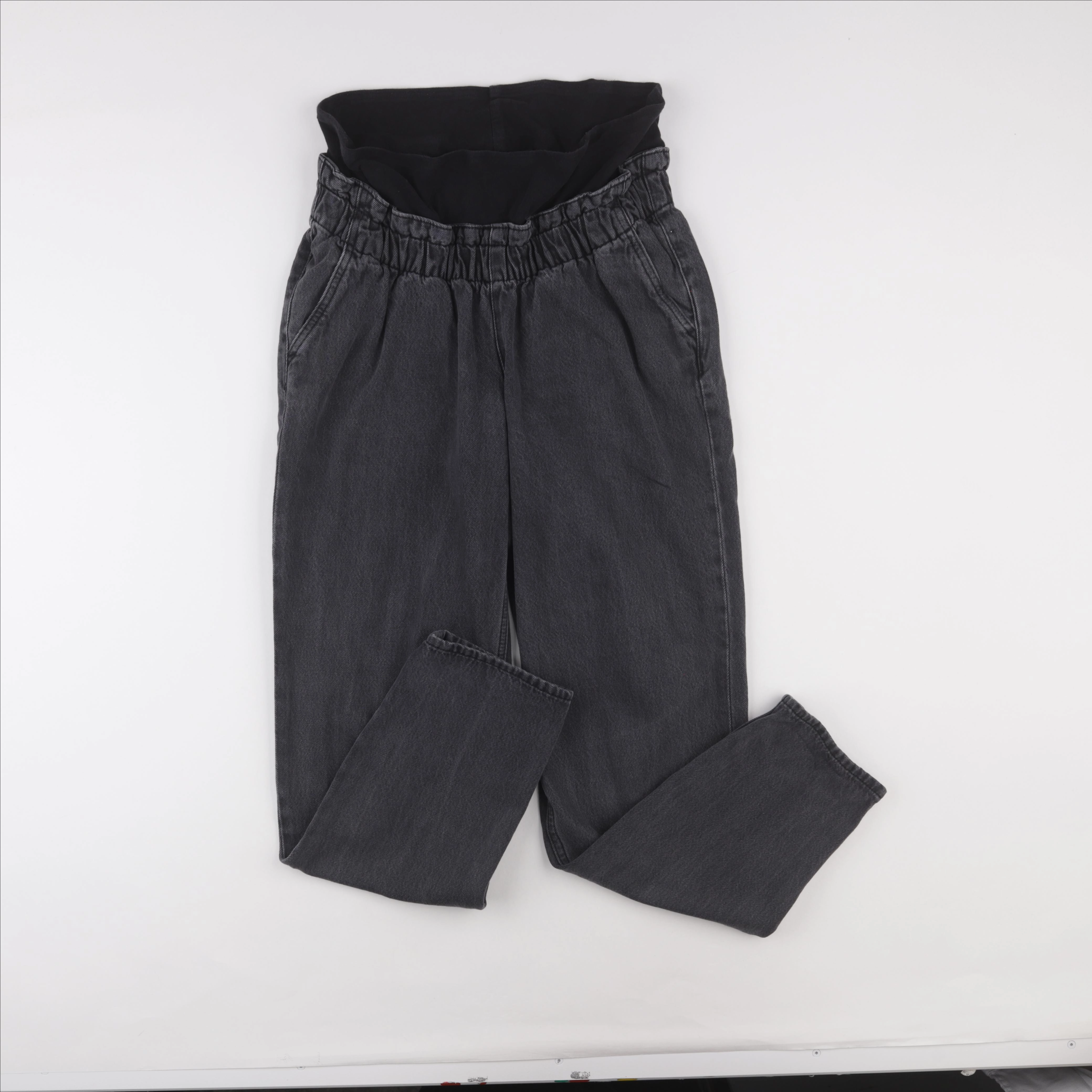 H&M - jean grossesse gris - m