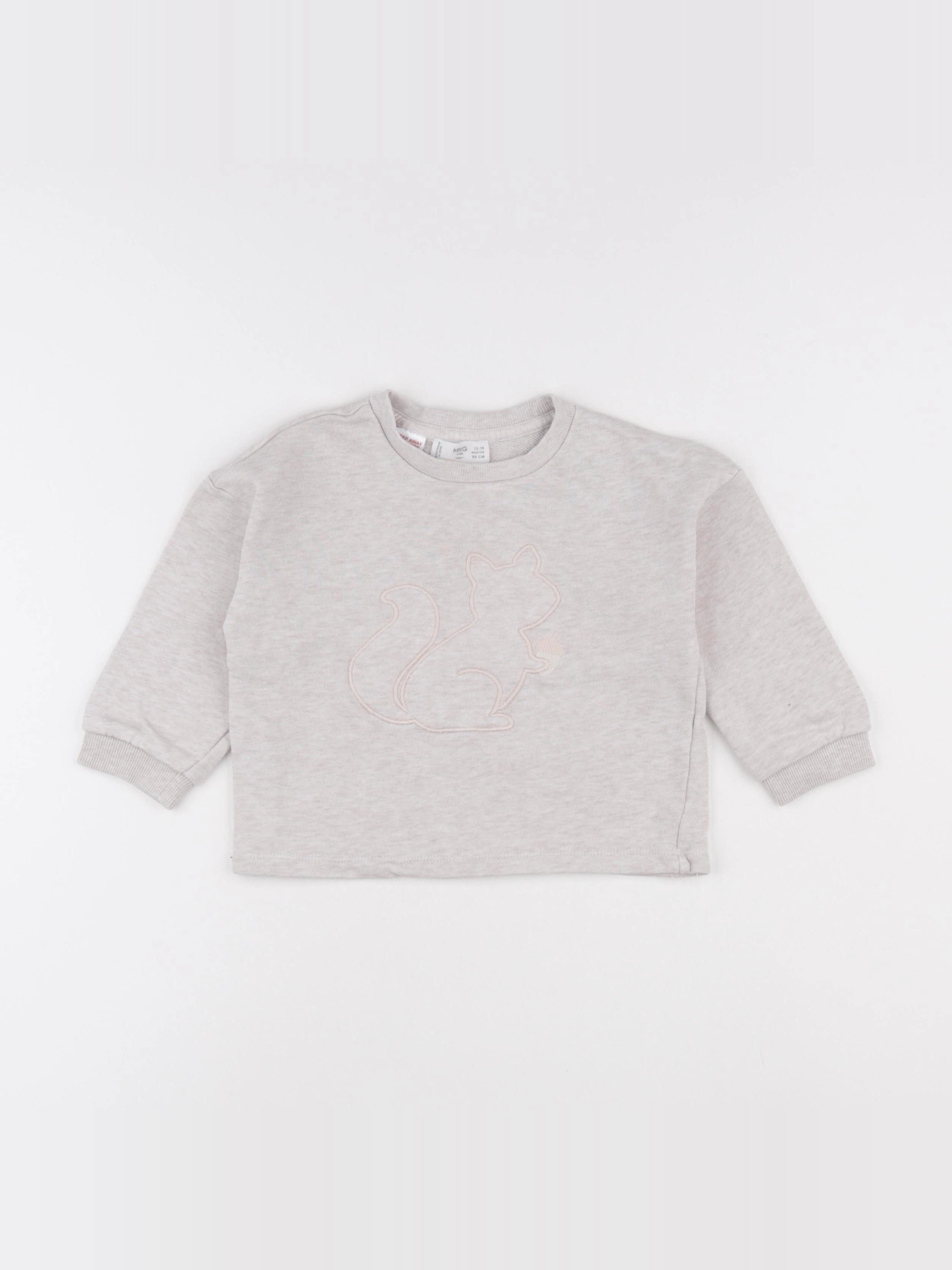 Mango - sweat beige - 12/18 mois