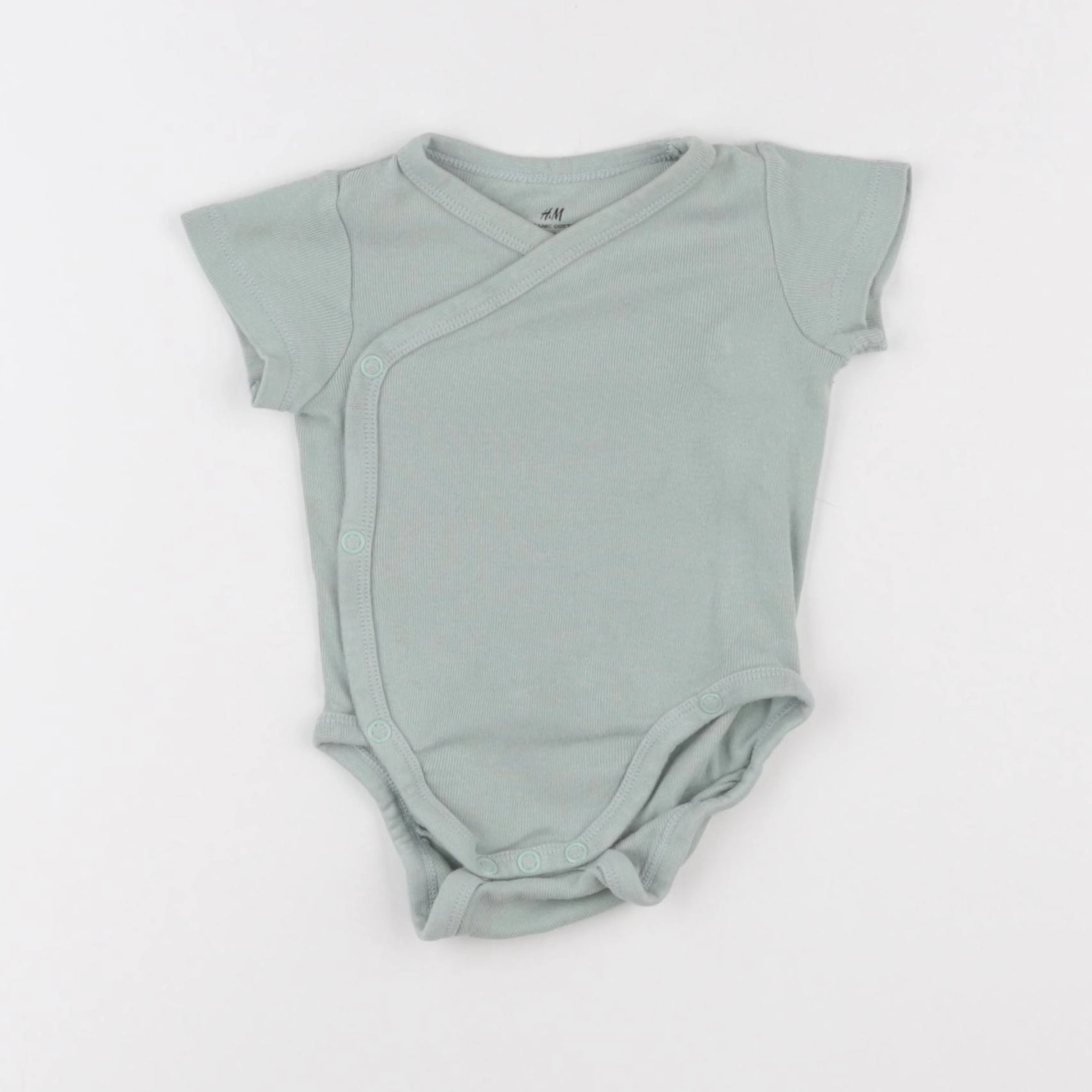 H&M - body vert - 1 mois