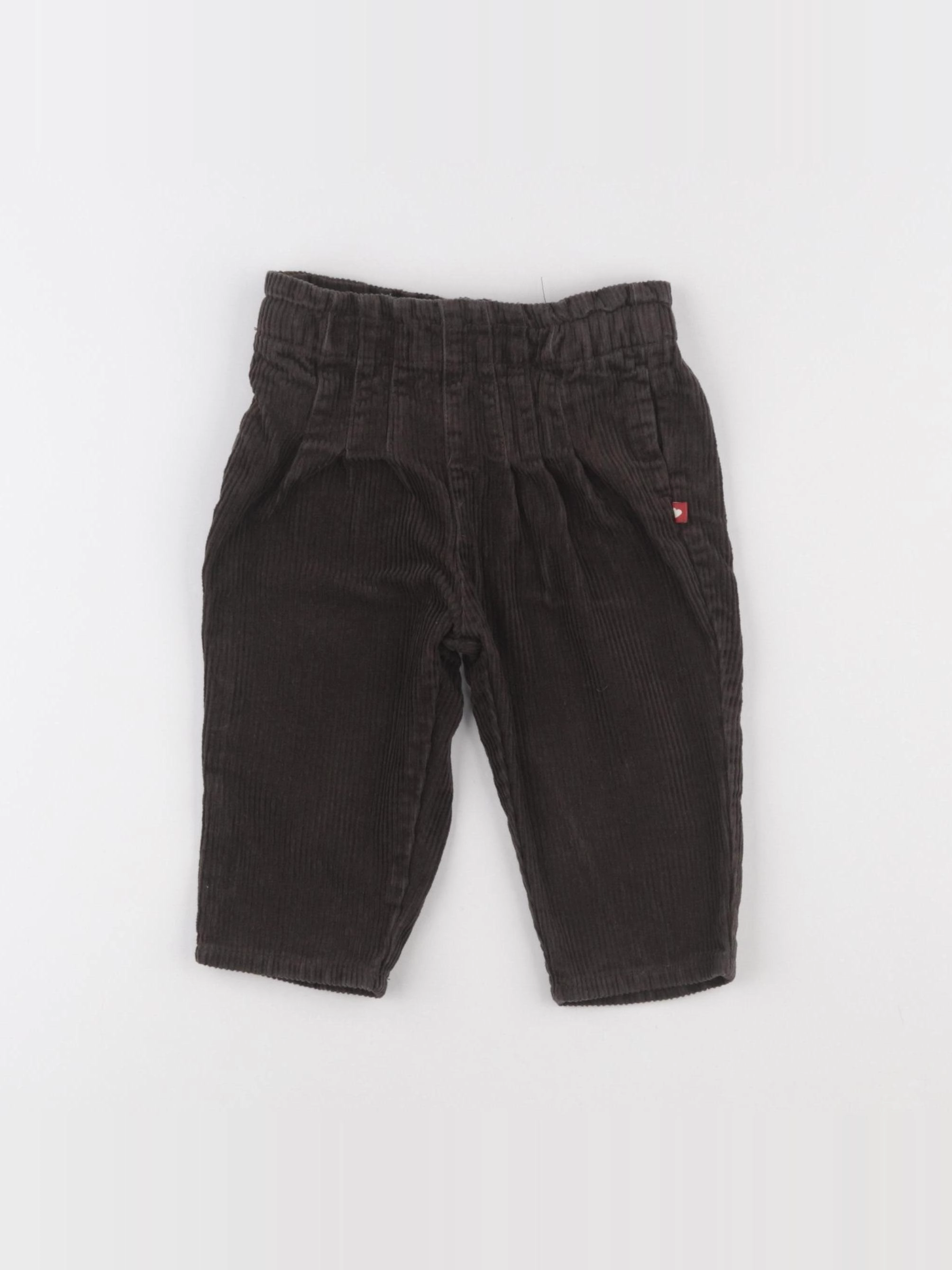 Boutchou - pantalon marron - 9 mois
