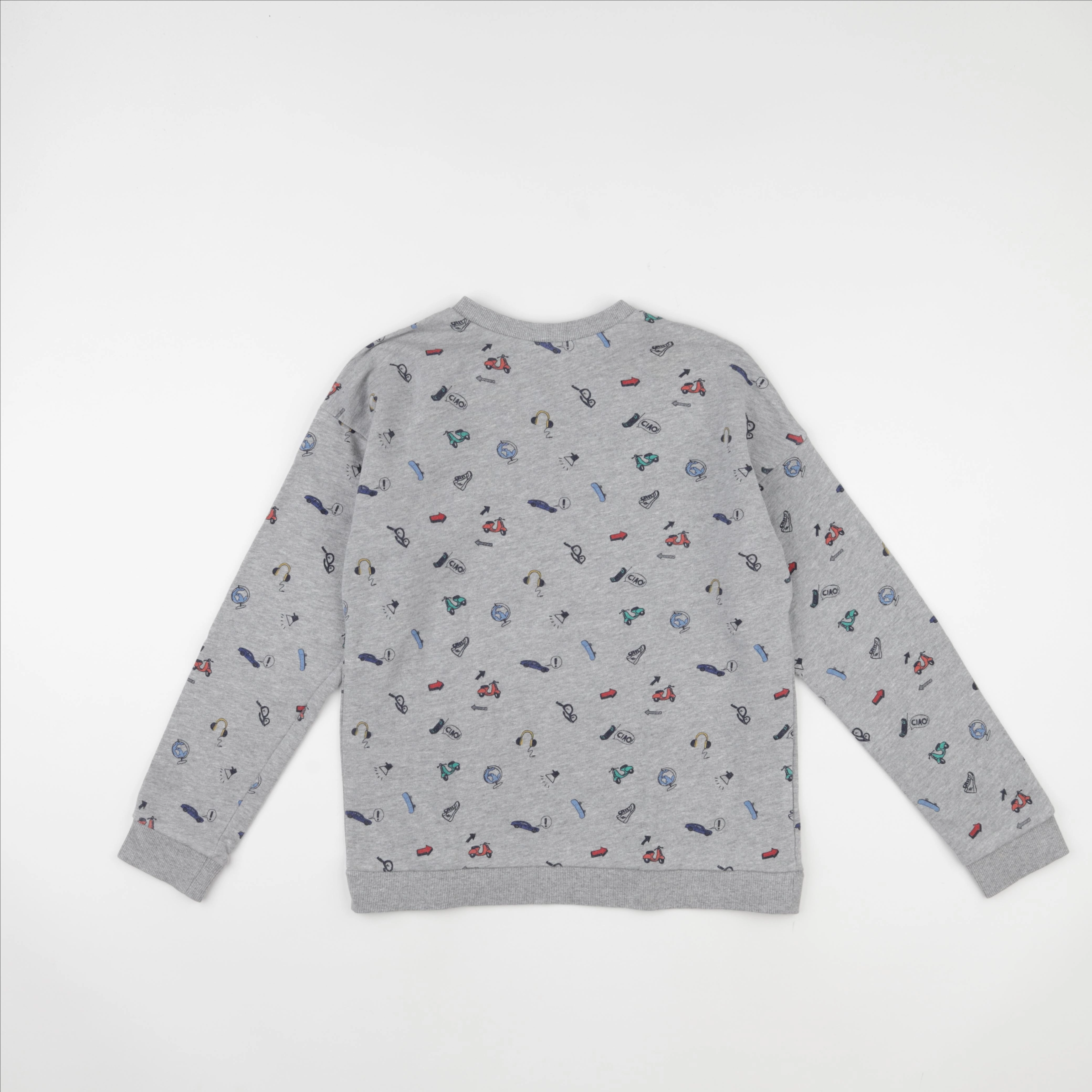 Monoprix - sweat gris - 12 ans