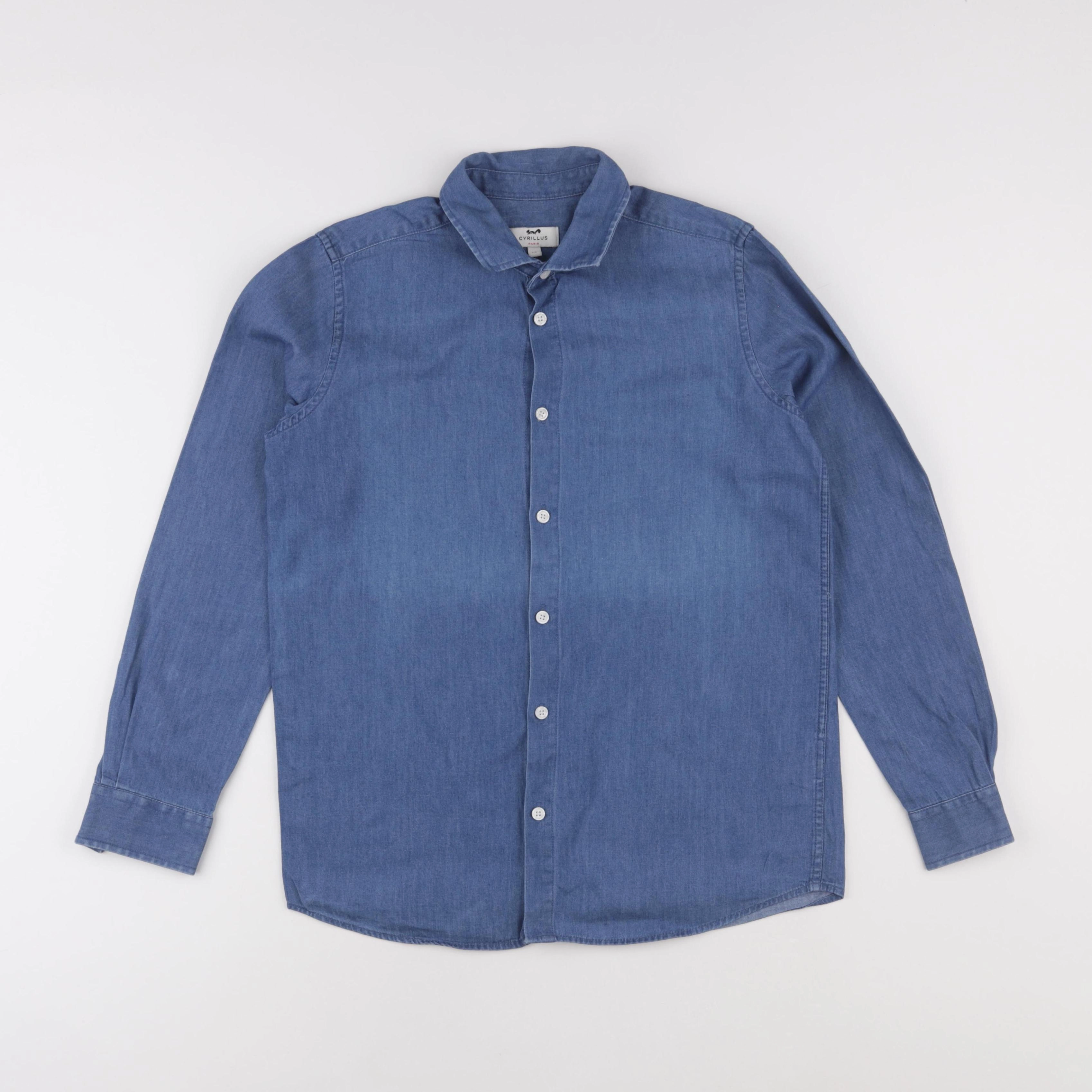 Cyrillus - chemise bleu - 12 ans