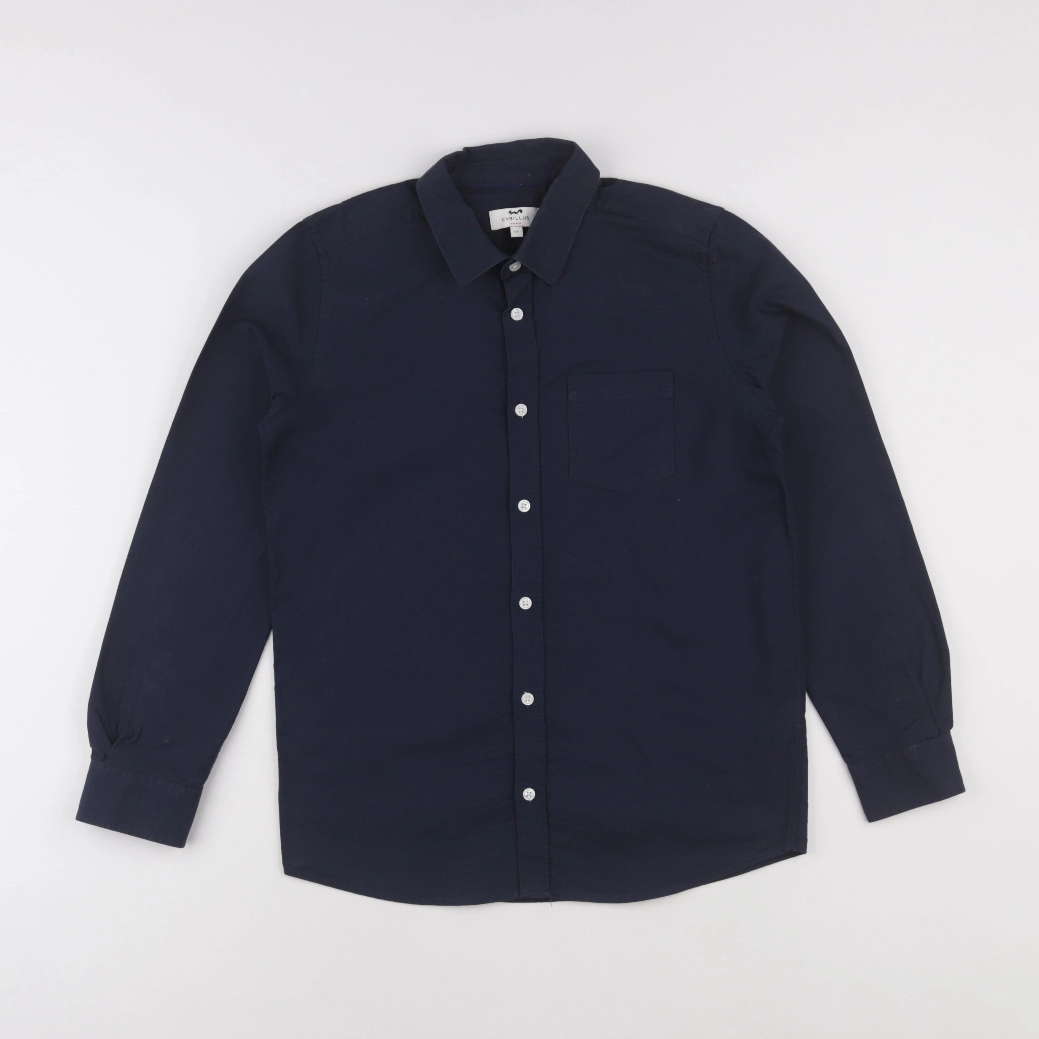 Cyrillus - chemise bleu - 12 ans