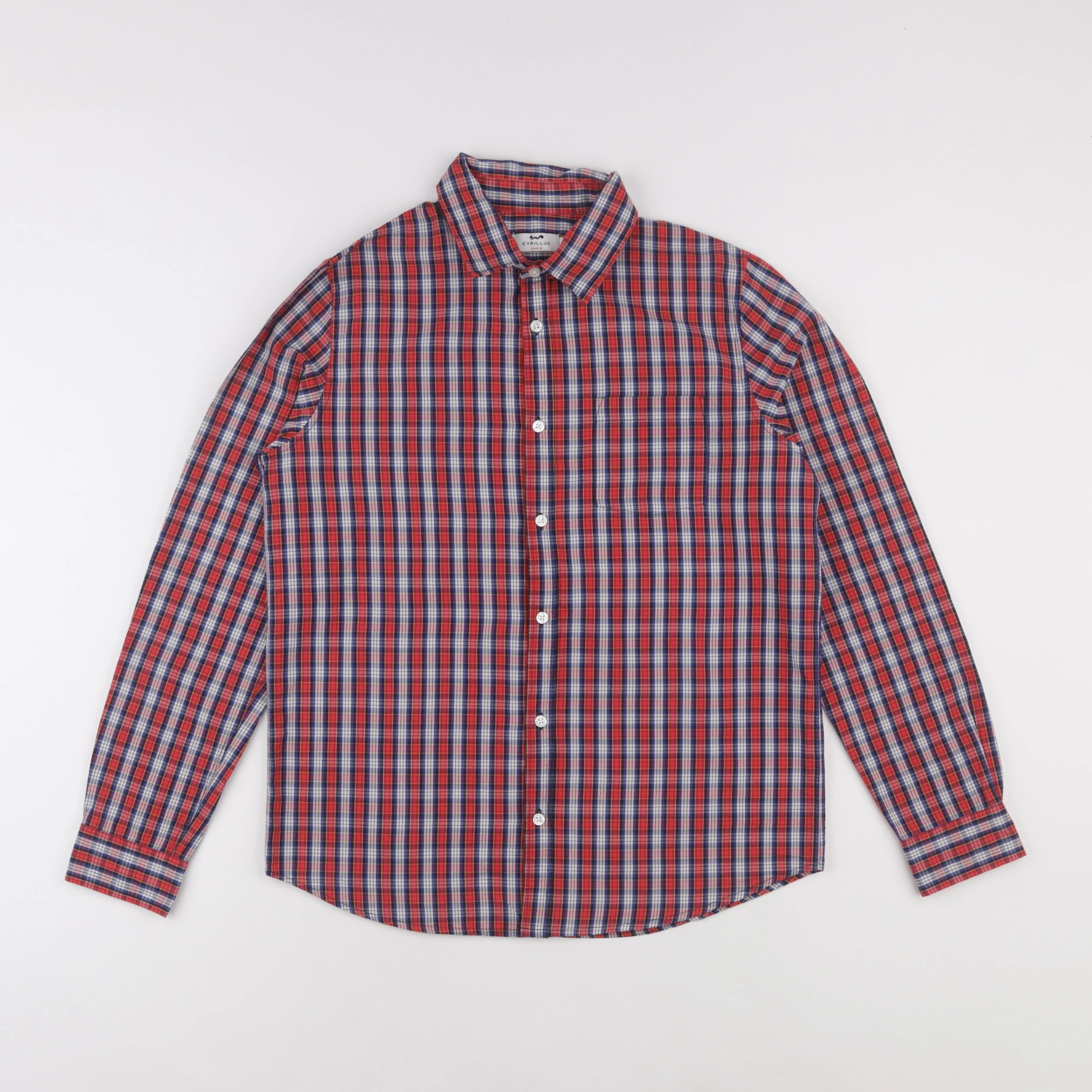 Cyrillus - chemise multicolore - 14 ans