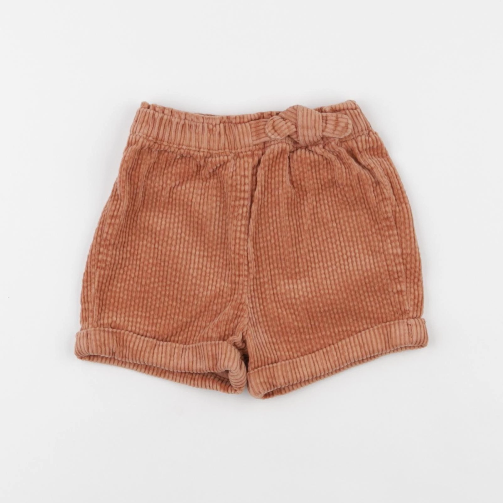 Vertbaudet - short marron - 6 mois