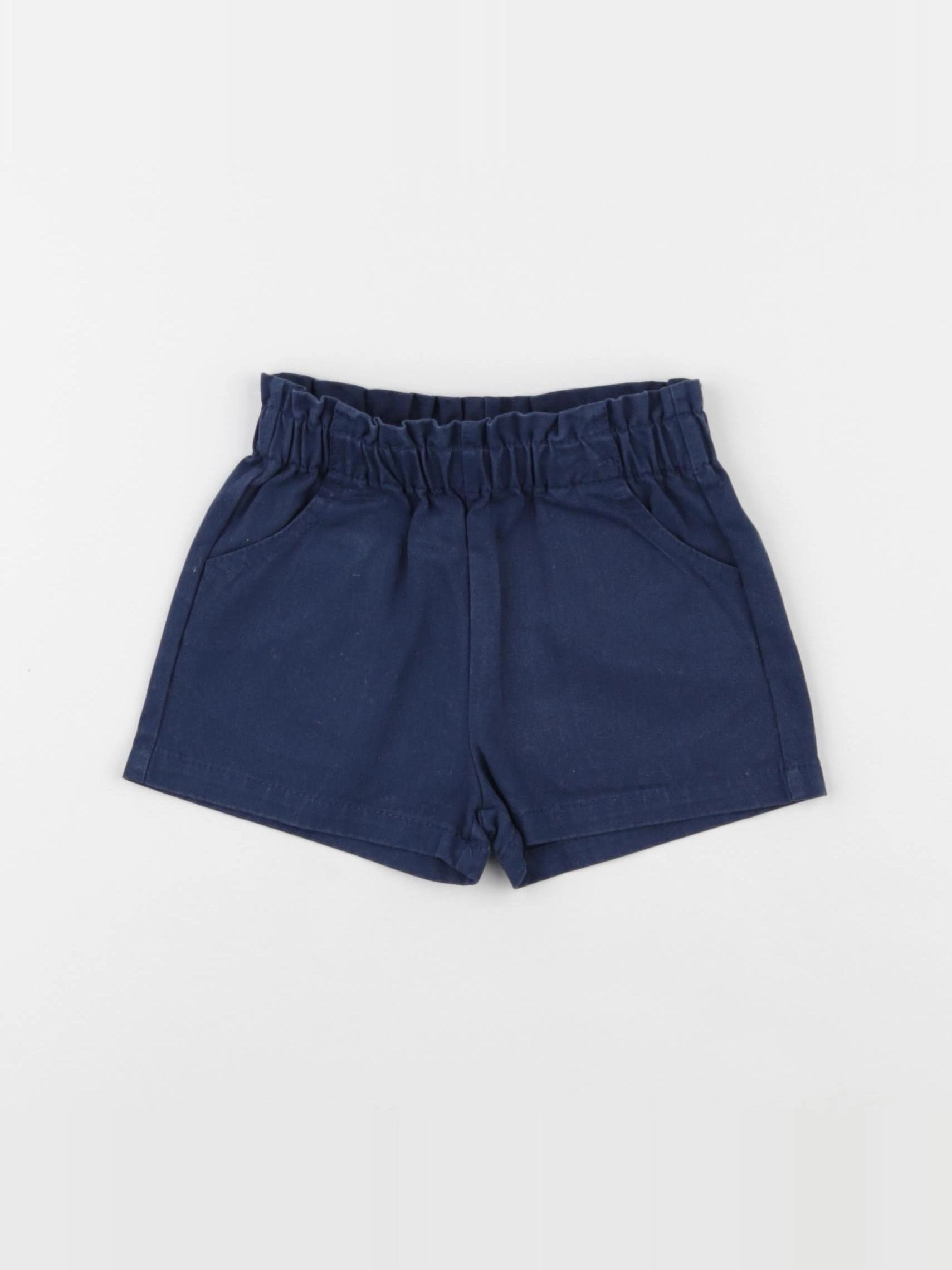 Vertbaudet - short bleu - 9 mois