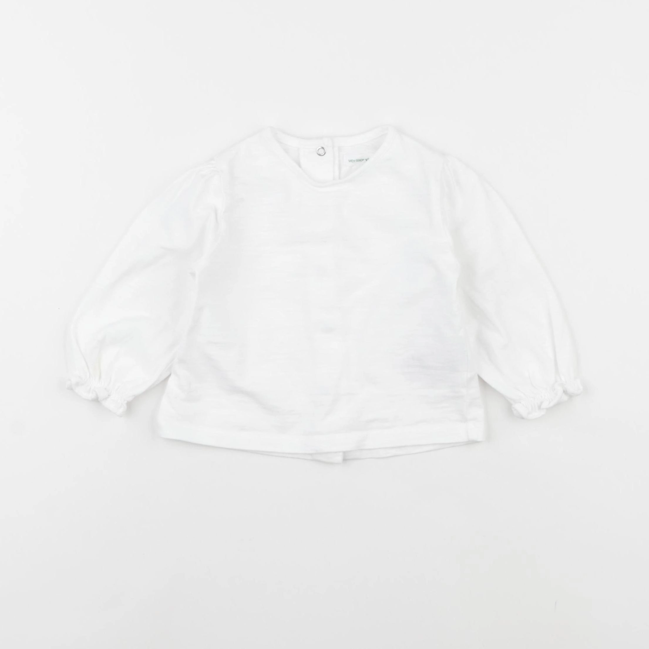 Vertbaudet - tee-shirt blanc - 9 mois