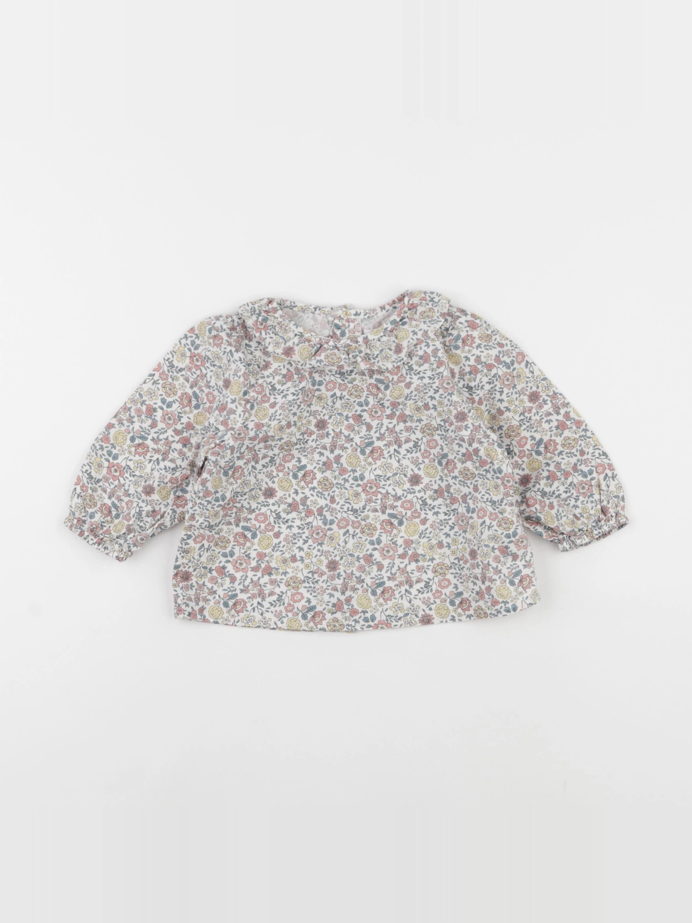 Vertbaudet - blouse multicolore - 9 mois